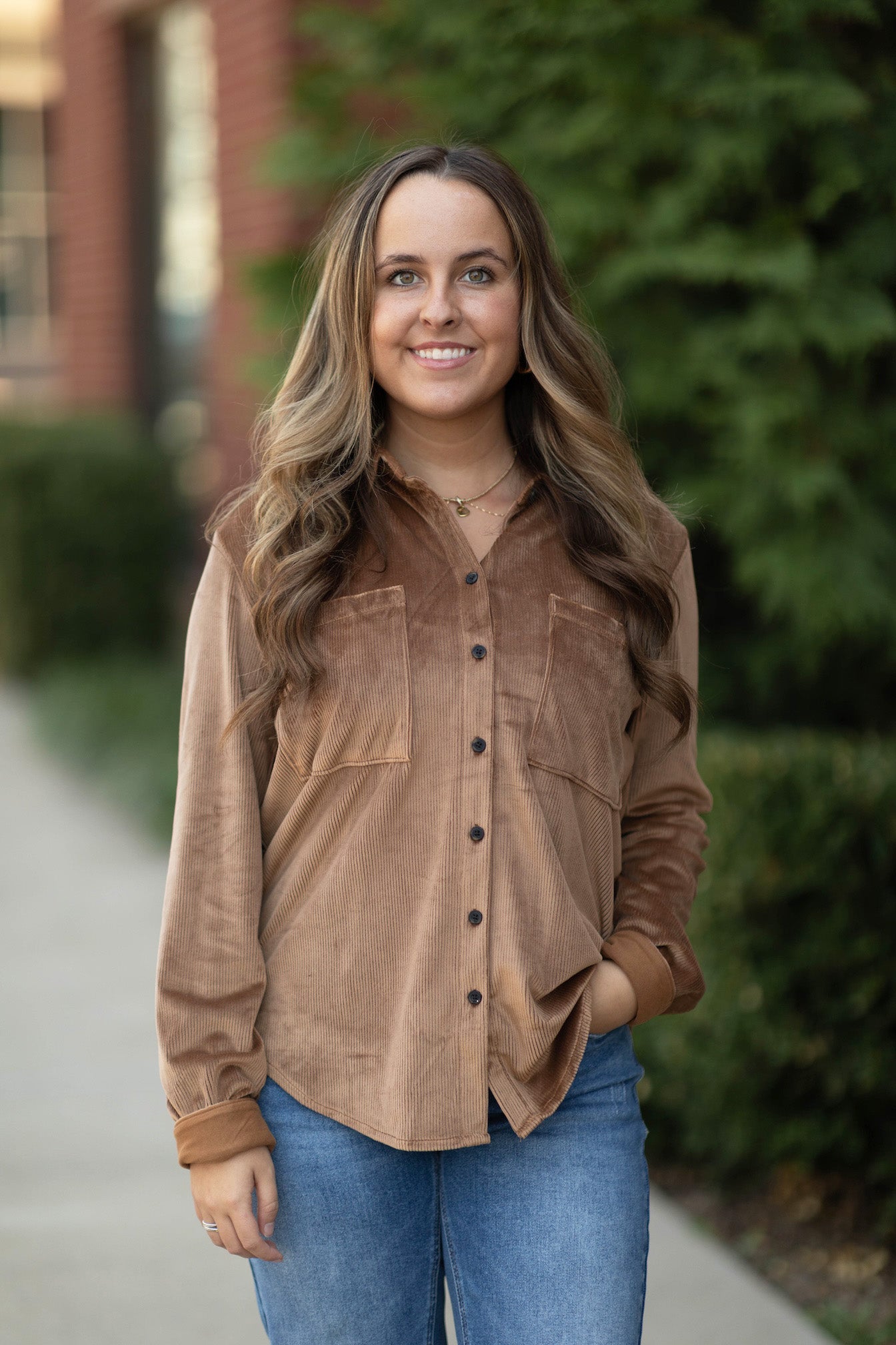 Maeve Corduroy Shirt