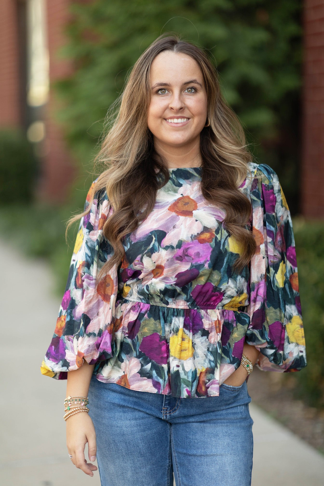 Esmarie Peplum Blouse