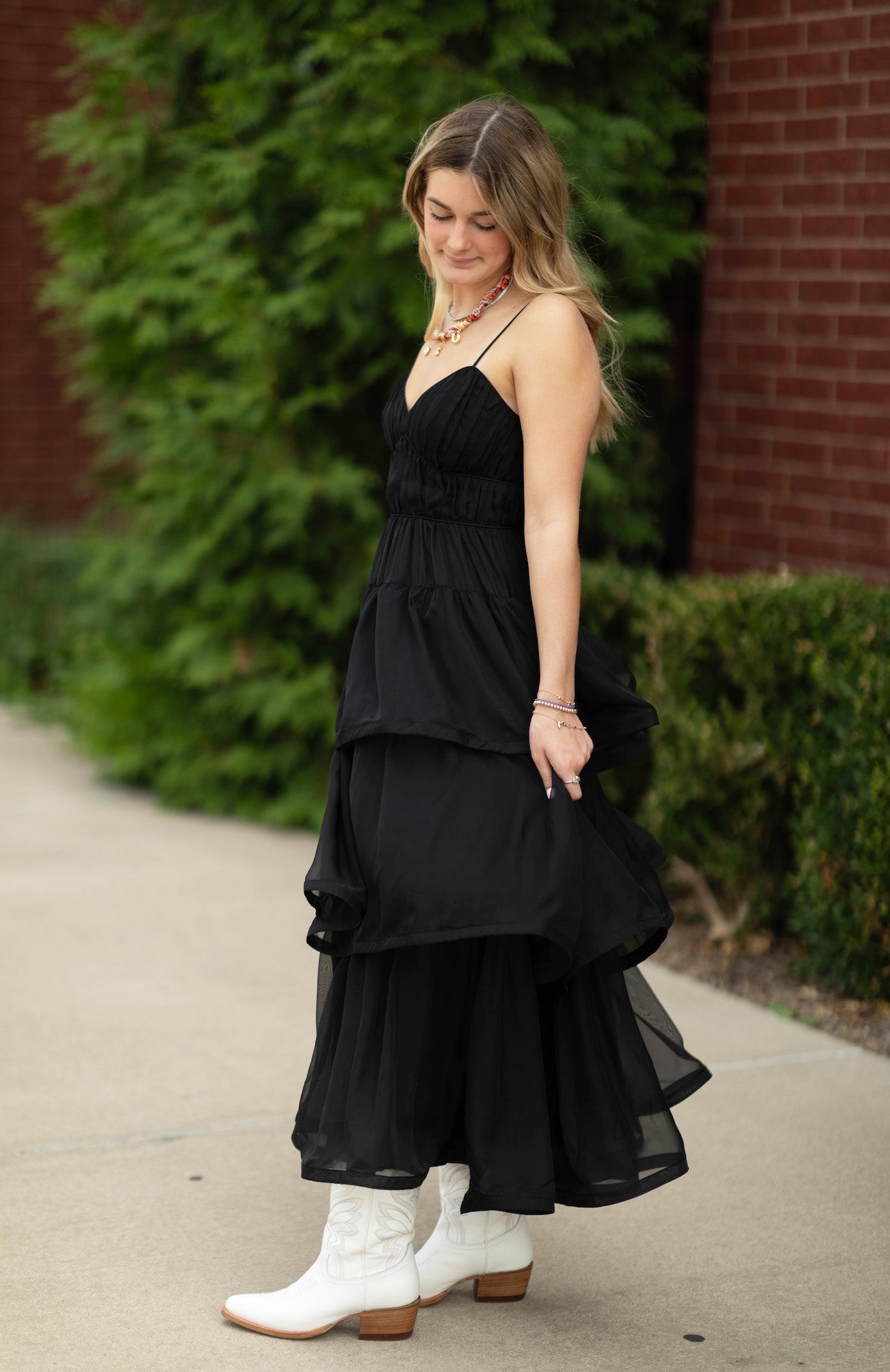 Daytona Pleated Maxi Dress