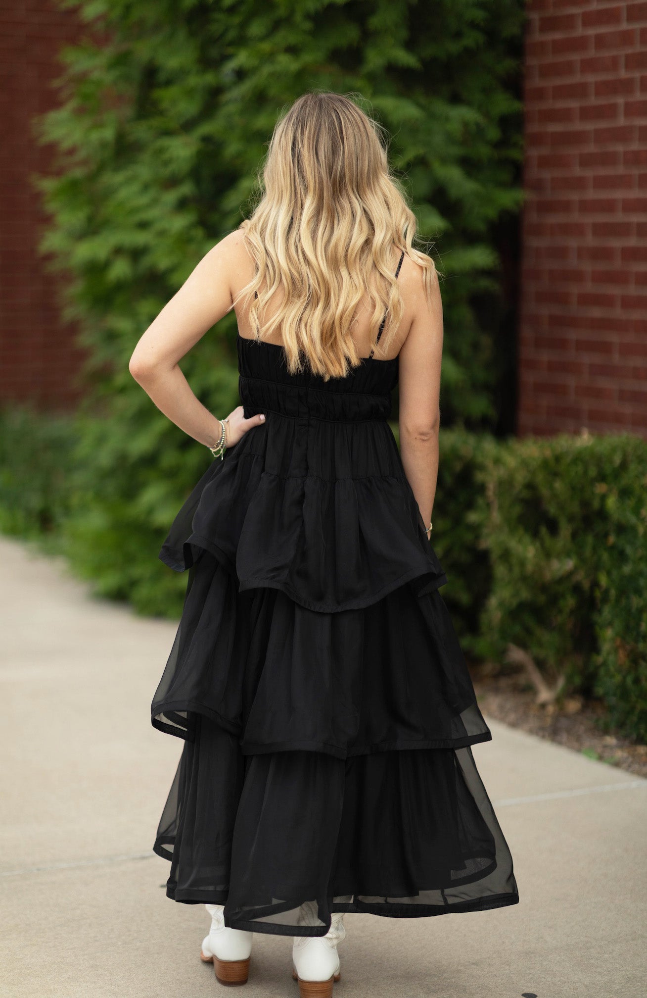Daytona Pleated Maxi Dress