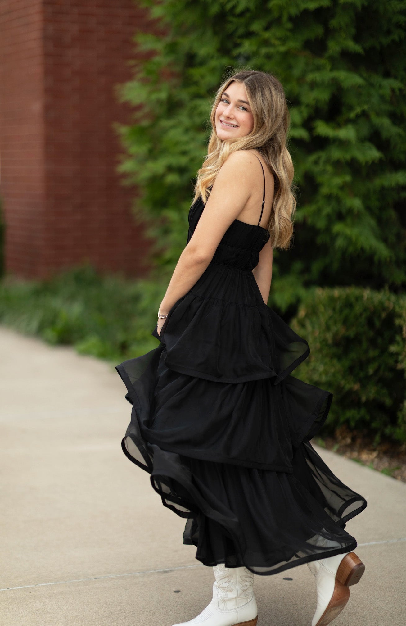 Daytona Pleated Maxi Dress