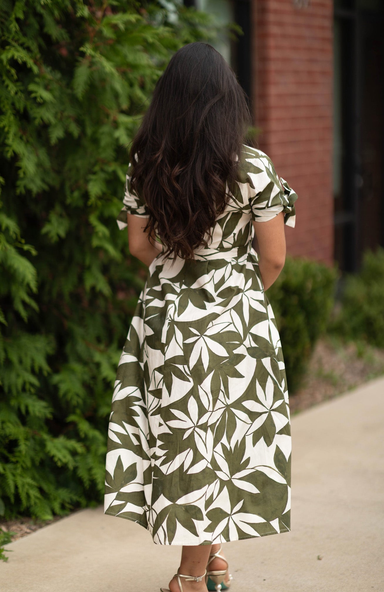 Emerald Canopy Shirt Dress