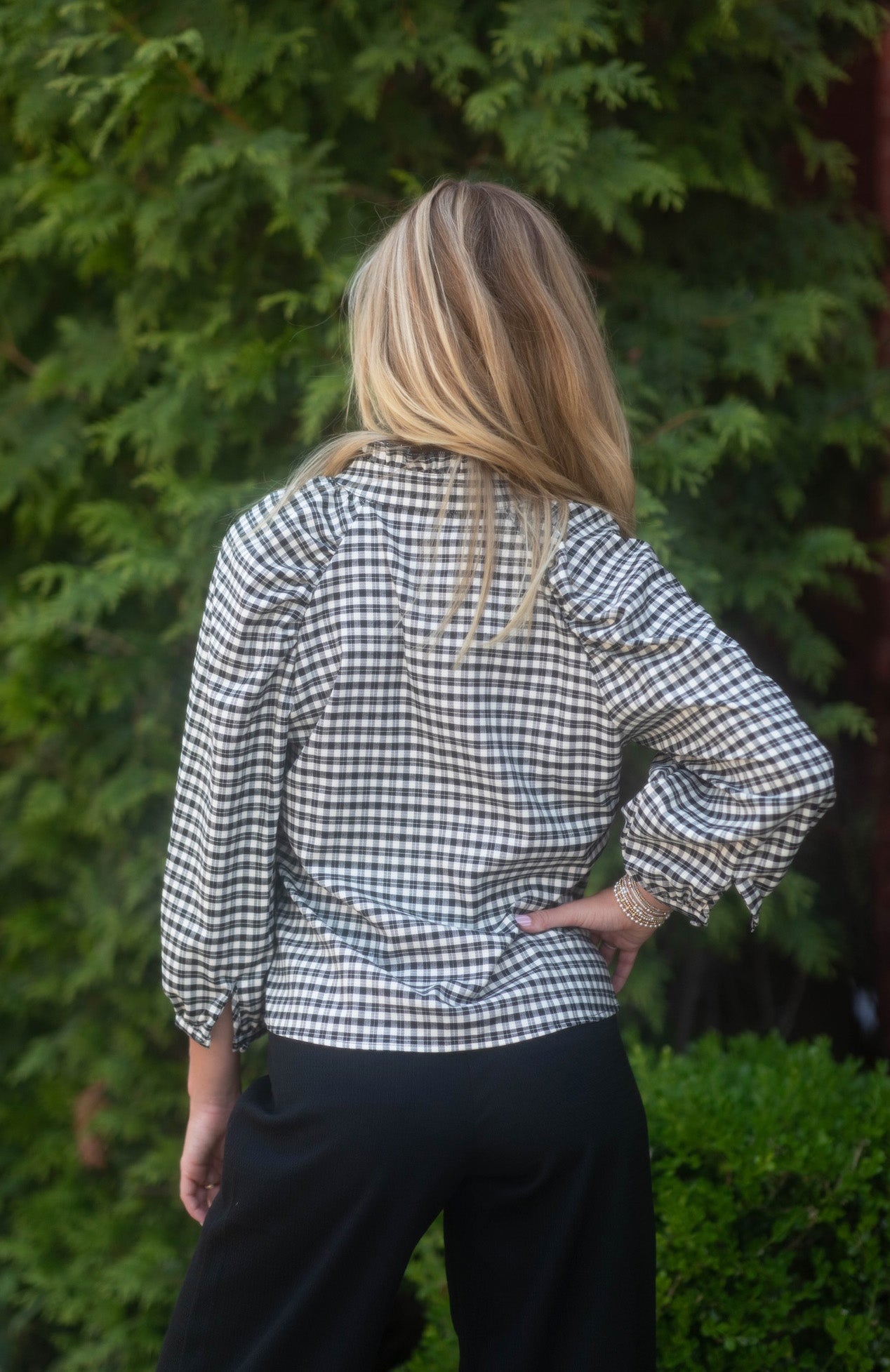 Sisley Plaid Blouse