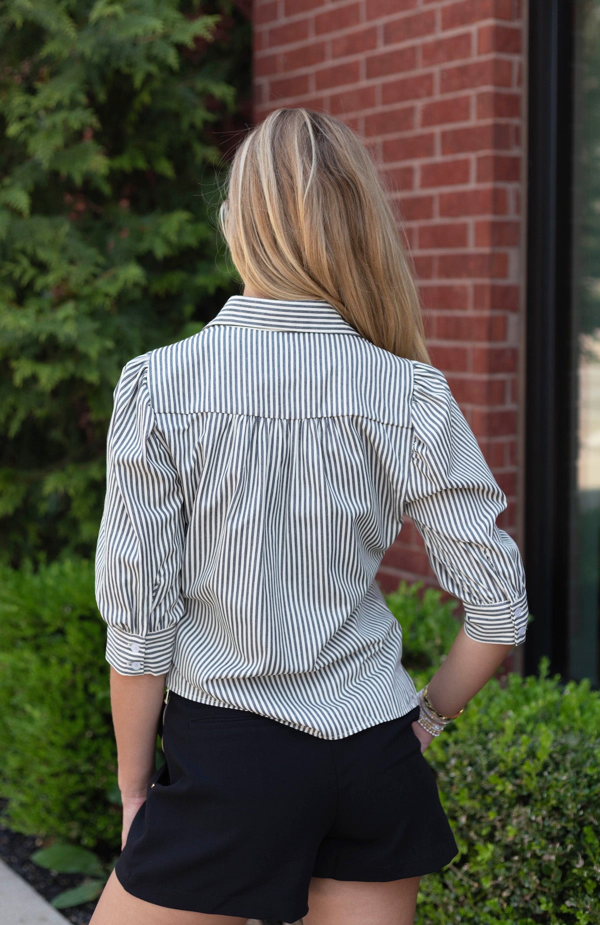 Cate Ruched Sleeve Top