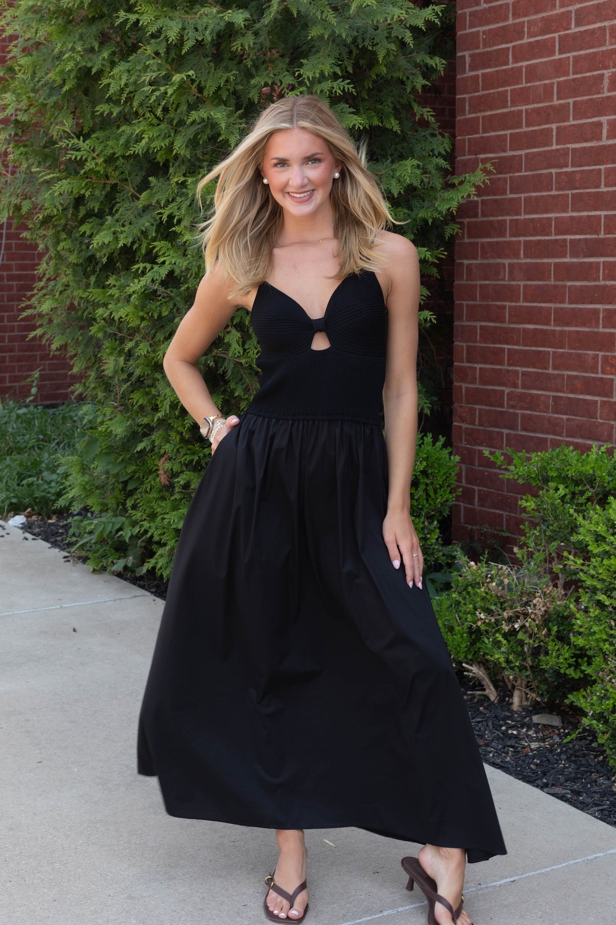 Petra Knot Front Dress