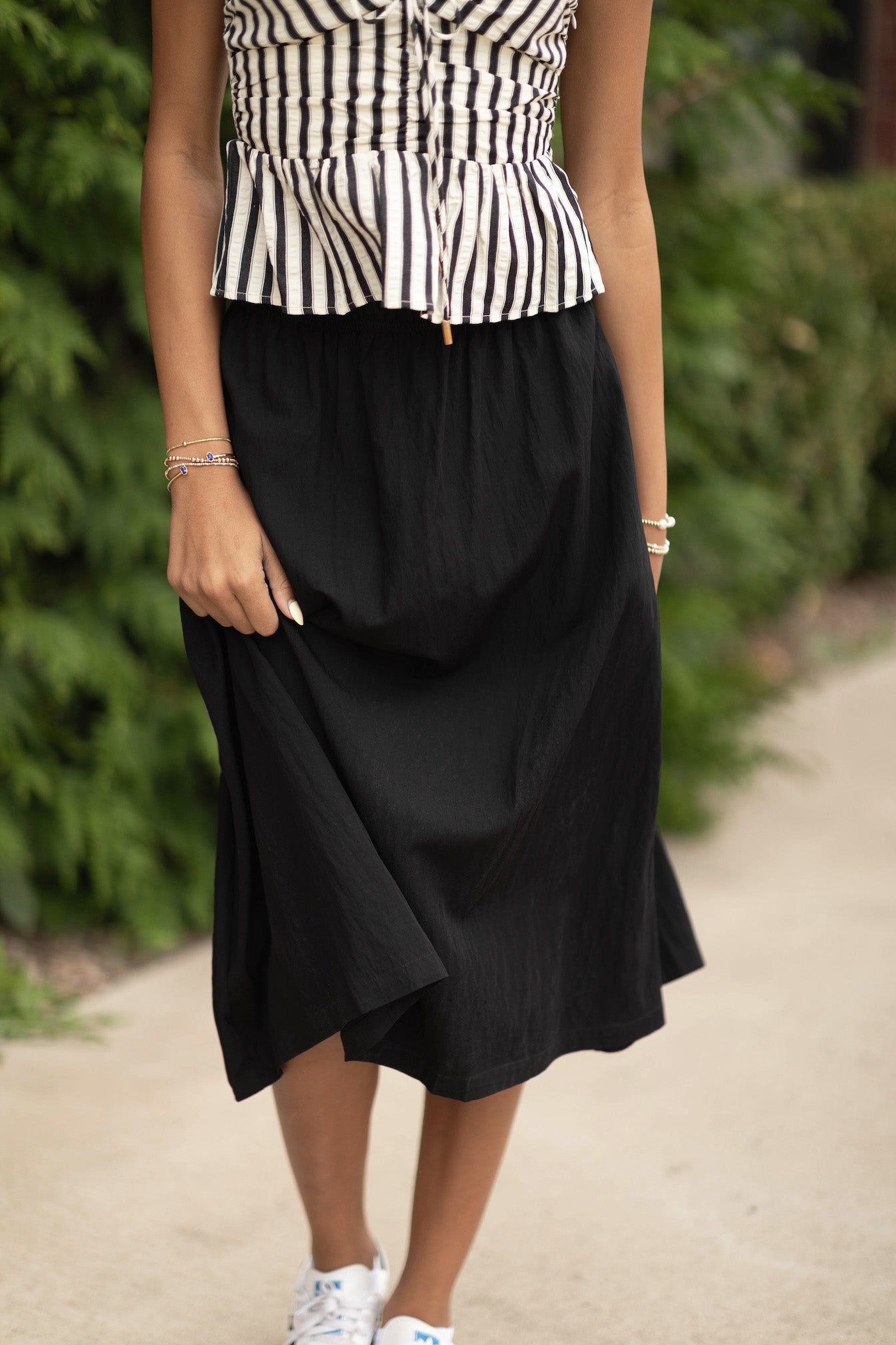 Black Beauty Midi Skirt