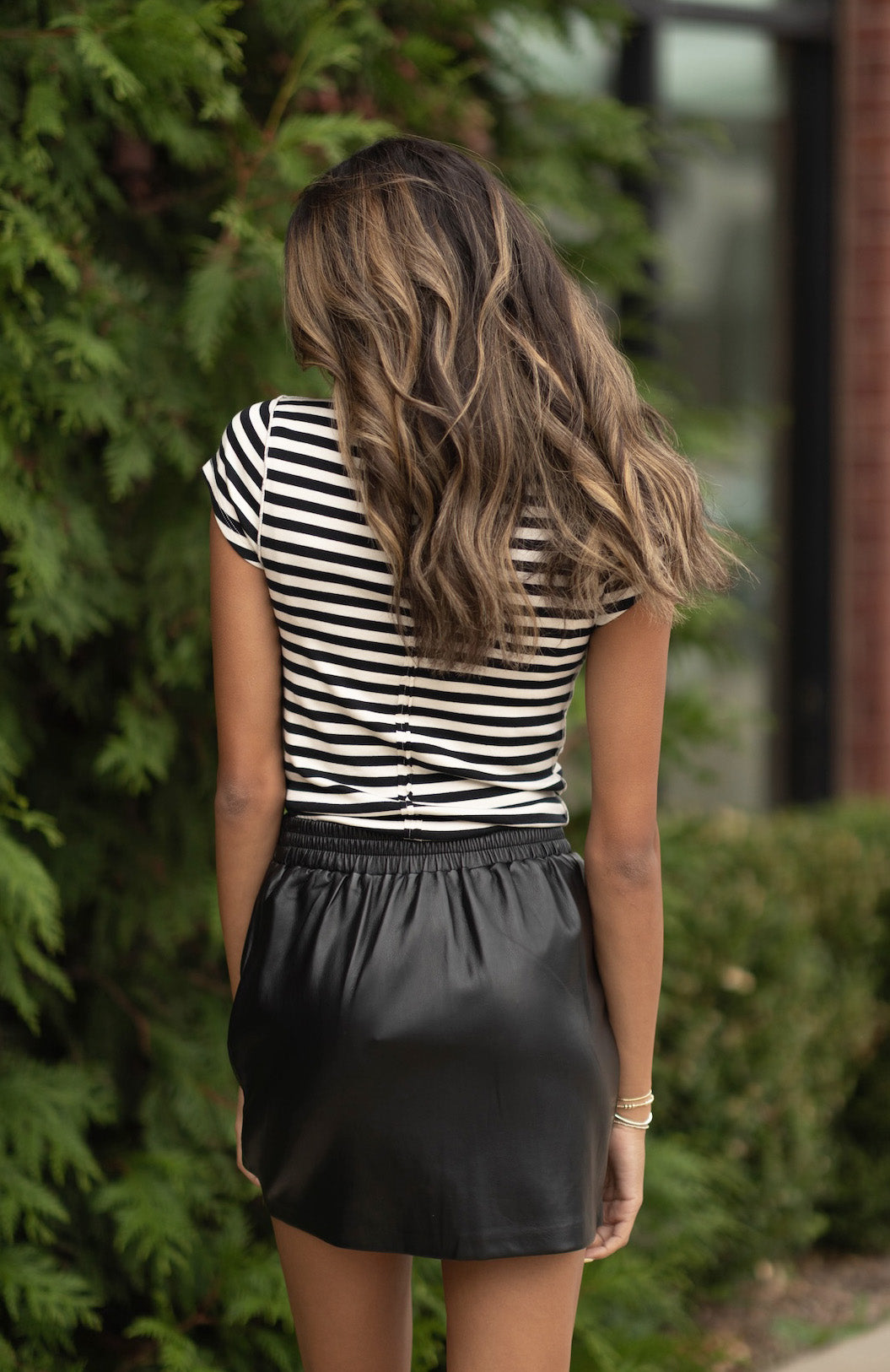 Vegan Leather Mini Skirt