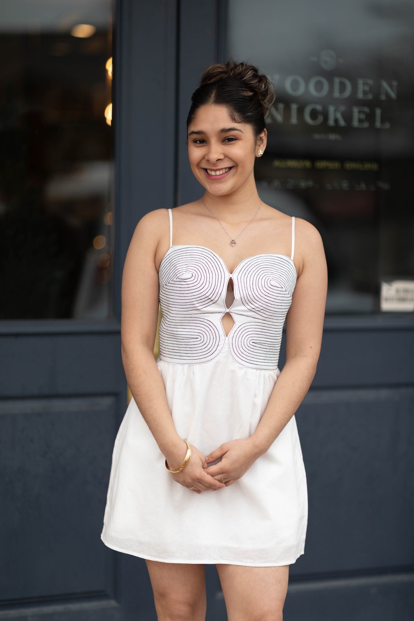 Becca Bustier Sleeveless Mini Dress