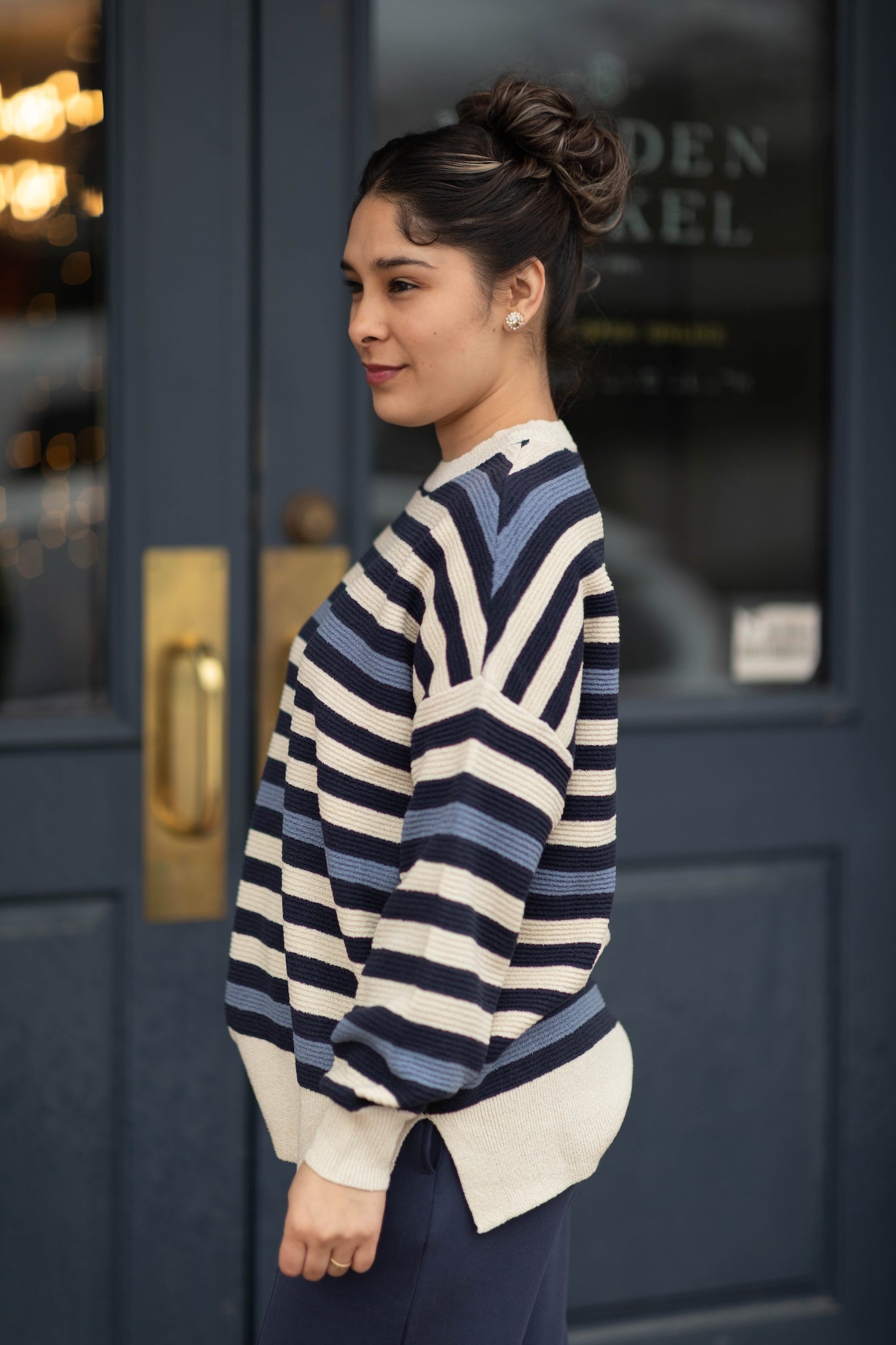 Heida Long Sleeve Crew Neck Pullover
