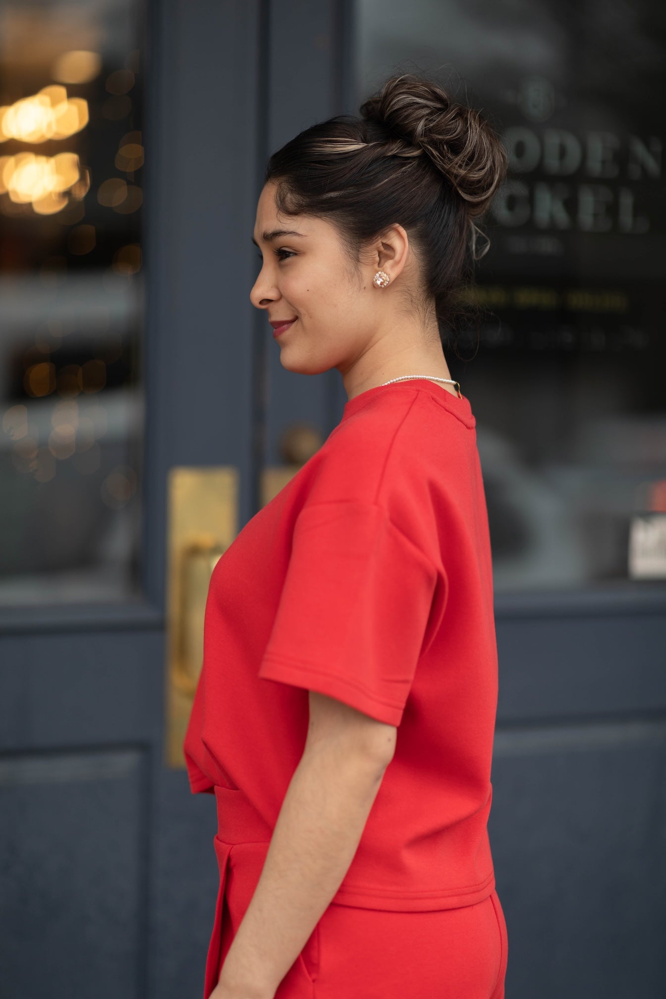Tess Cotton Soft Knit SS Top