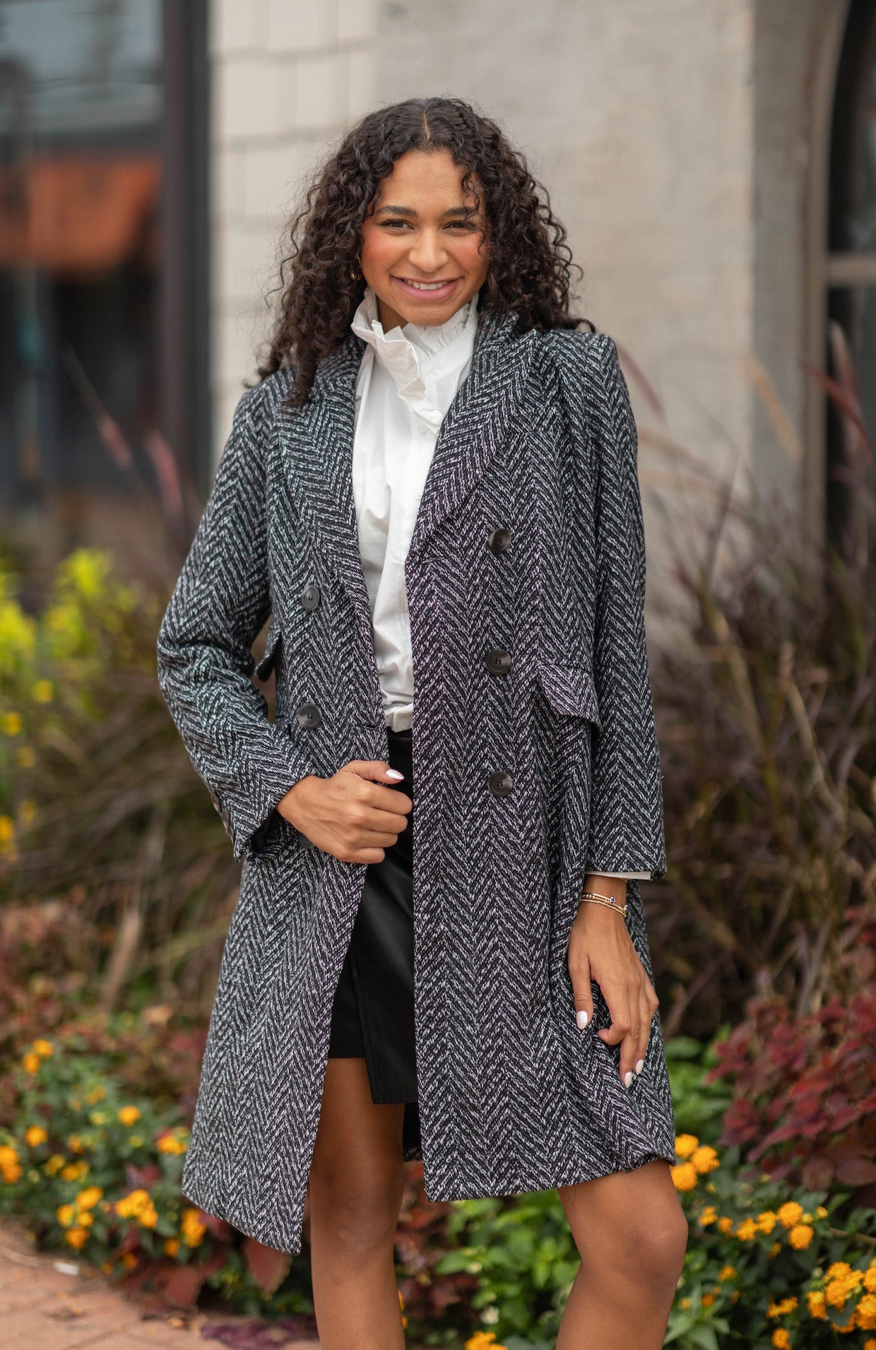 The Regent Herringbone Coat