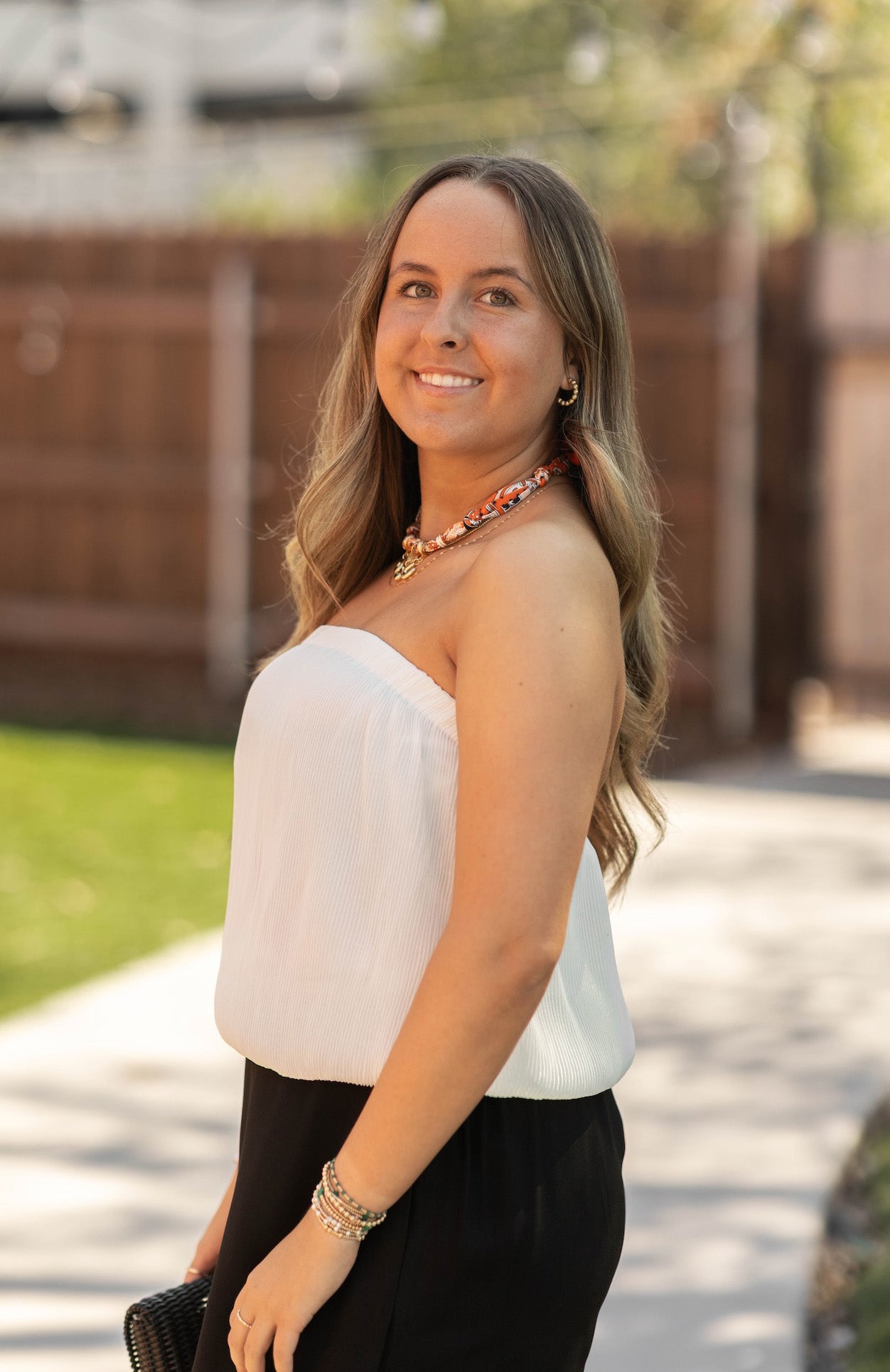 Plisse Bubble Tube Top