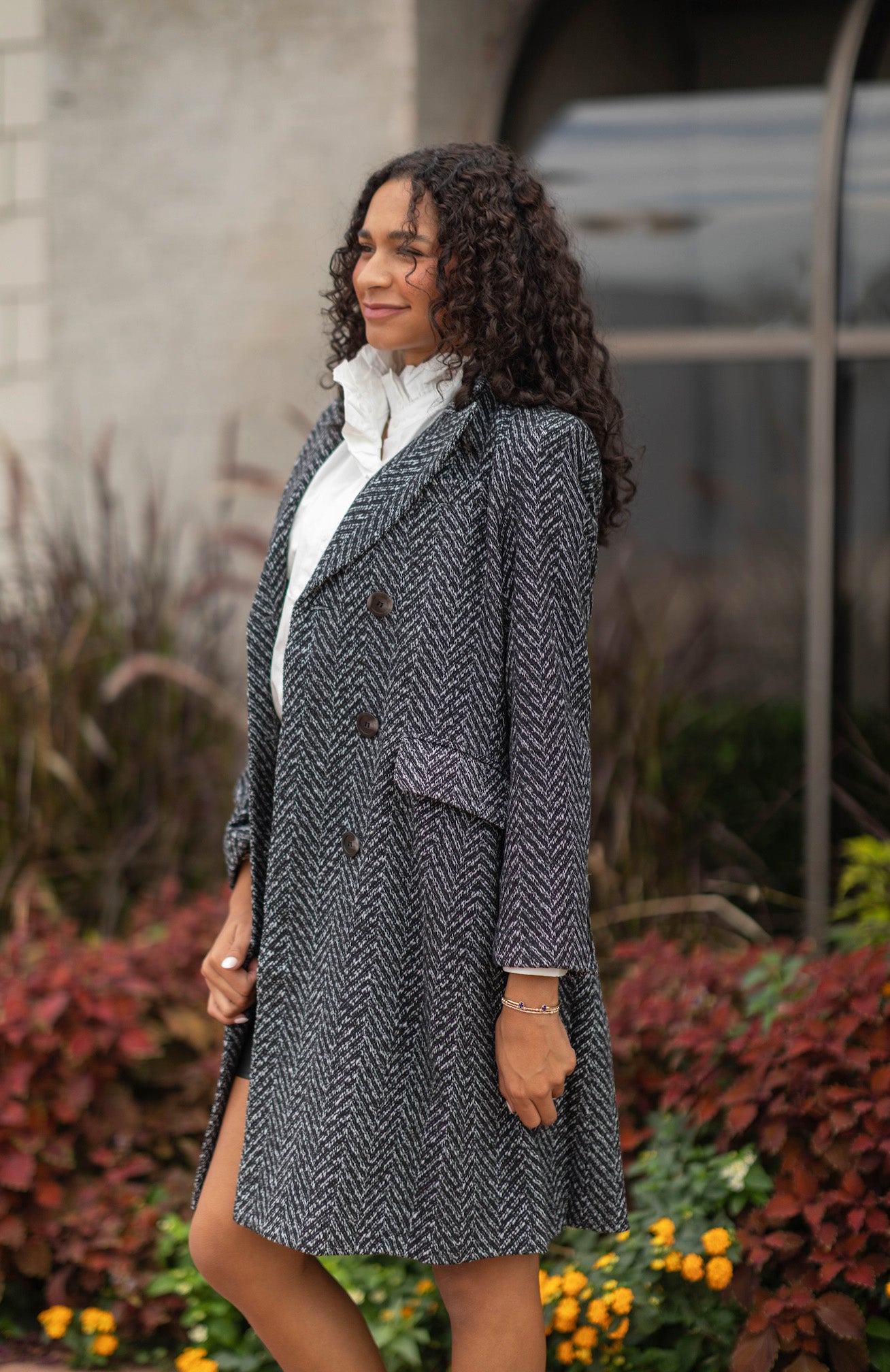 The Regent Herringbone Coat