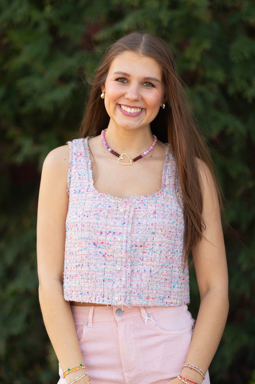 Lisa Cropped Vest Top