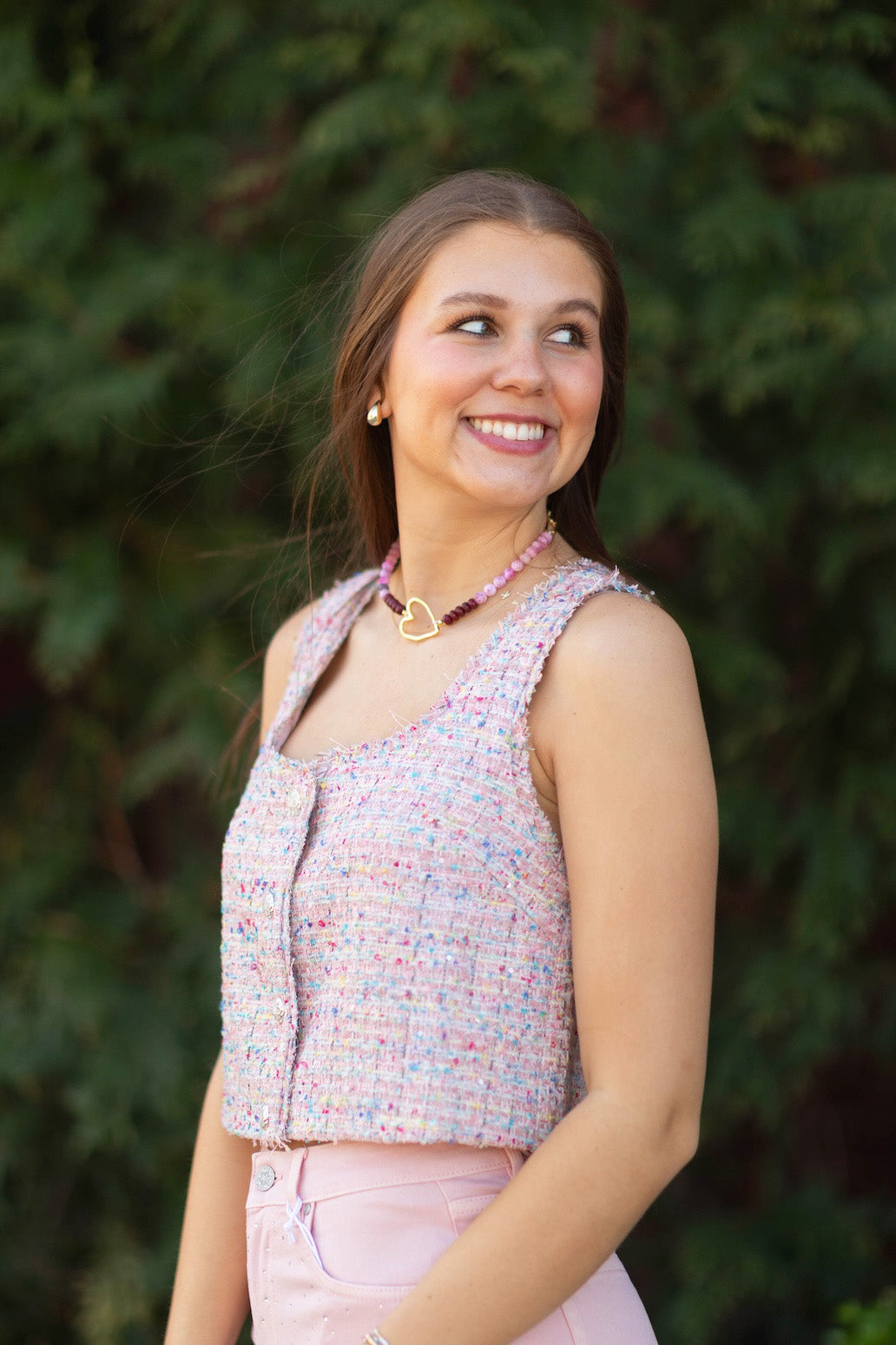 Lisa Cropped Vest Top