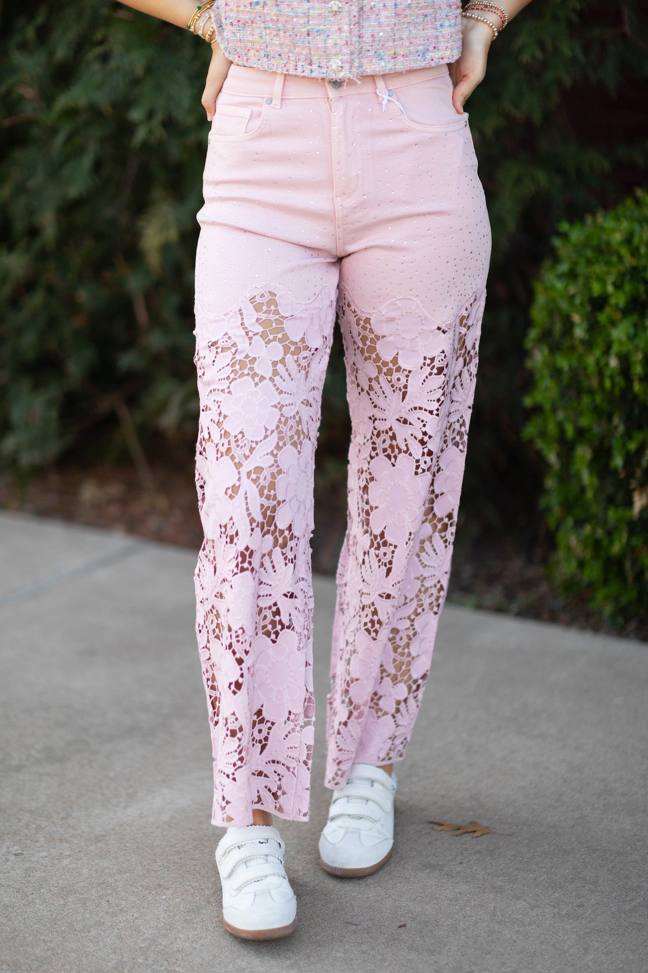 Flora High Rise Wide Leg Jeans