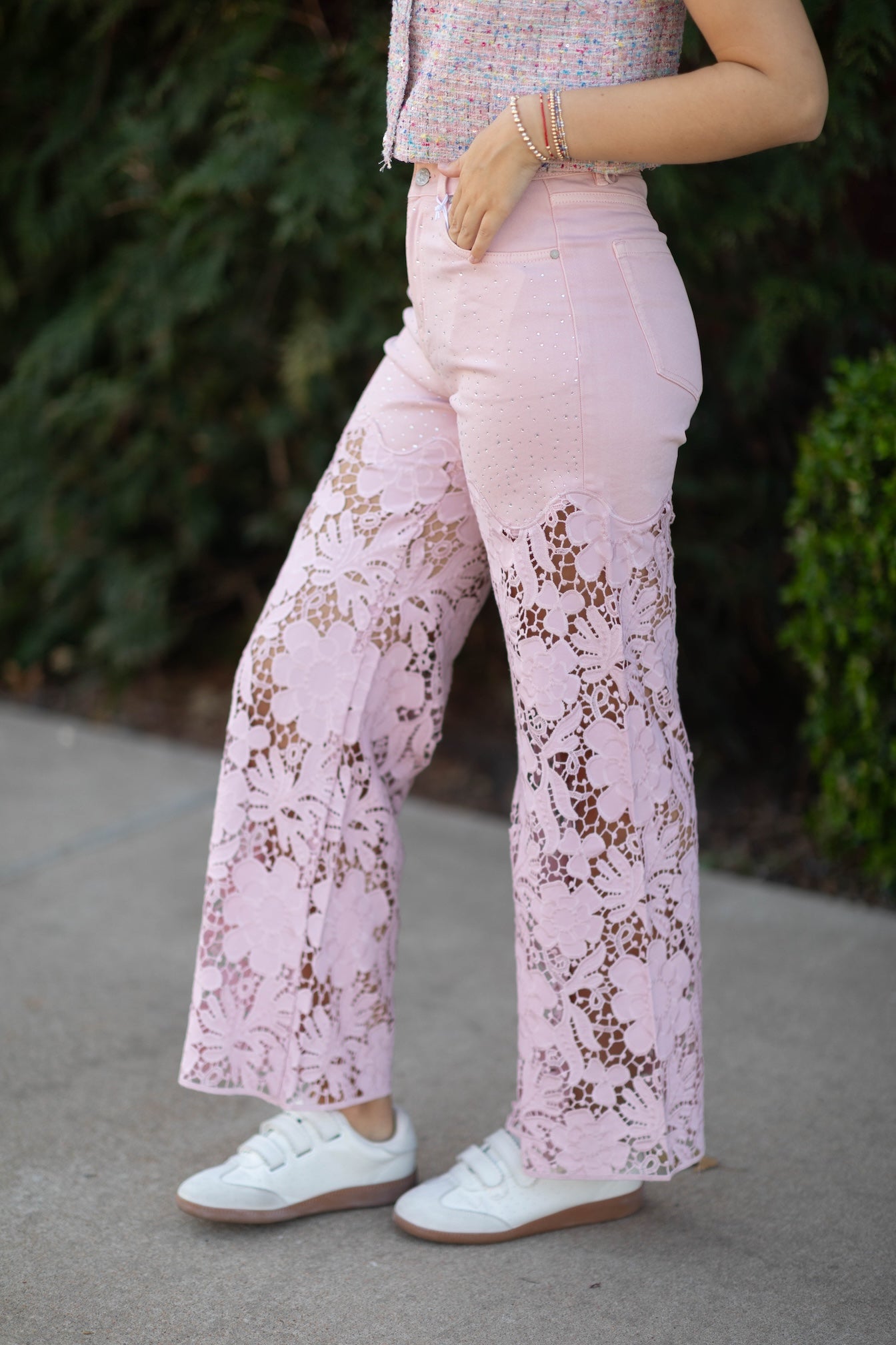 Flora High Rise Wide Leg Jeans