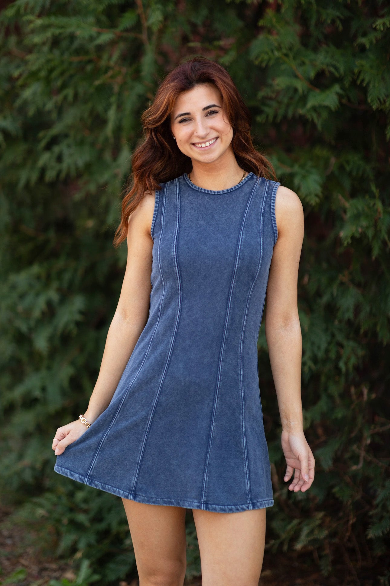 Radia Denim Mini Dress