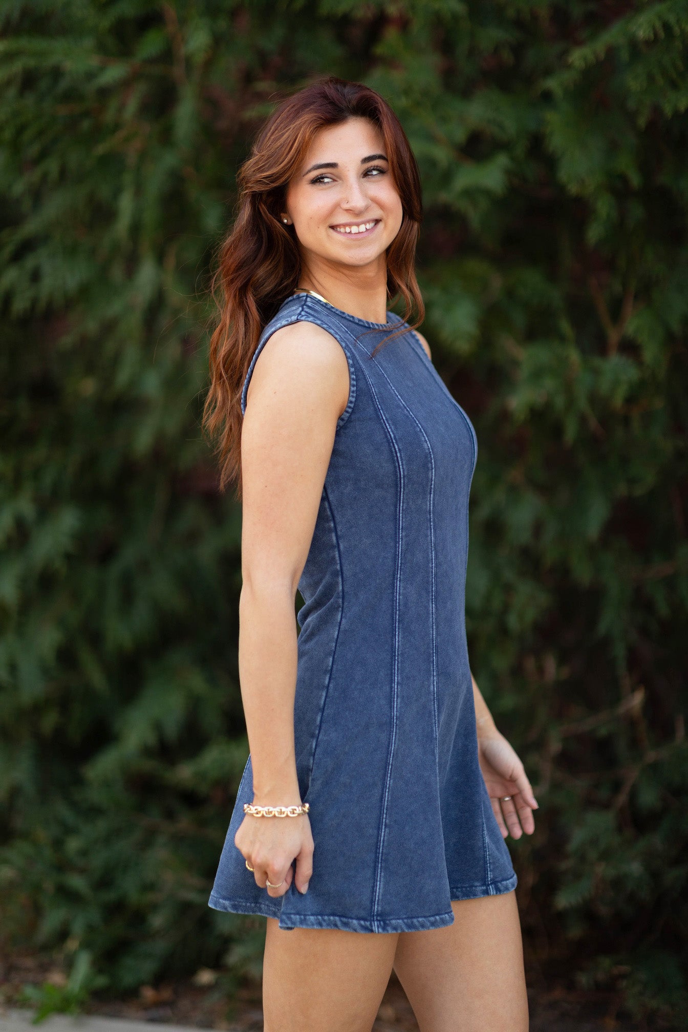 Radia Denim Mini Dress