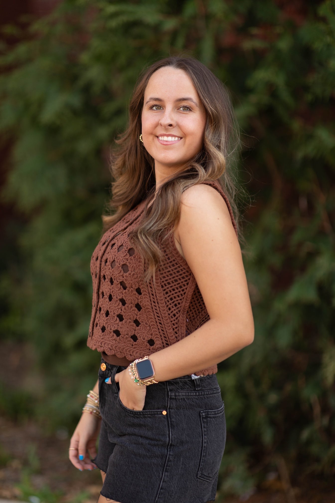 Stephie Sleeveless V Neck Cardigan