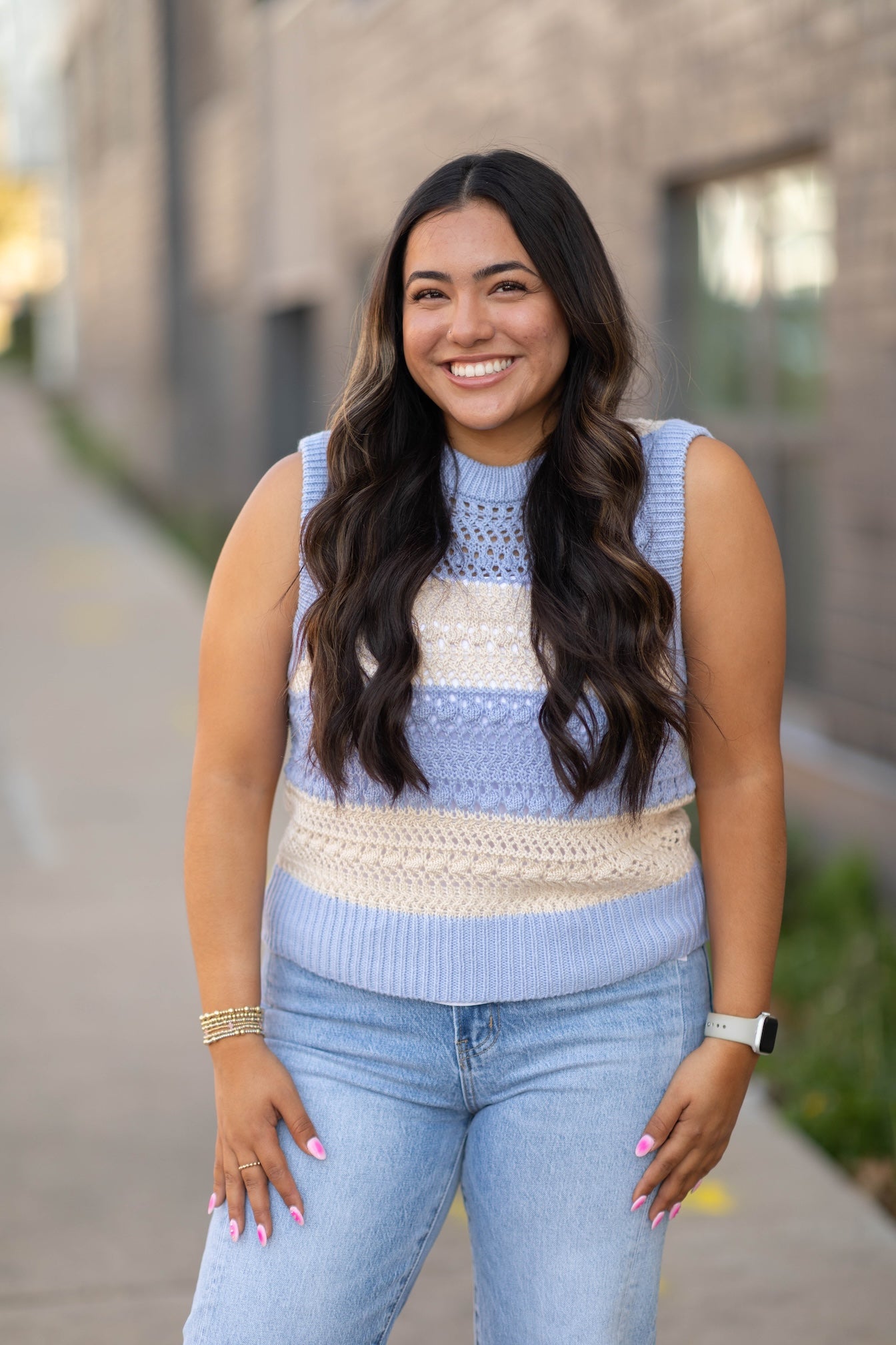 Abigail Sleeveless Crew Neck