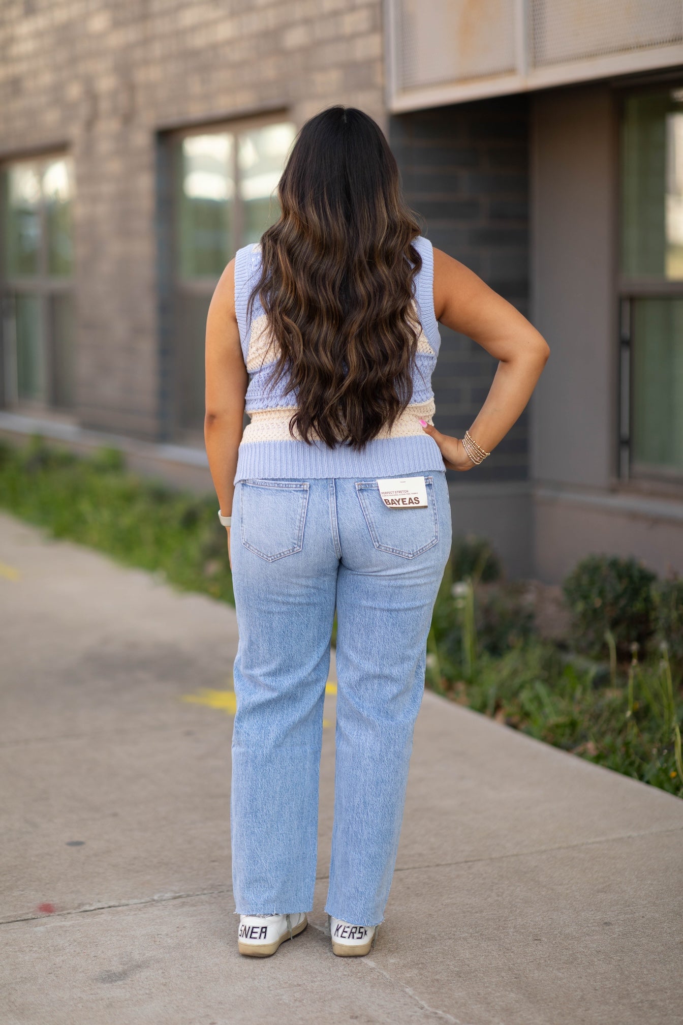High Rise Straight Leg Jeans