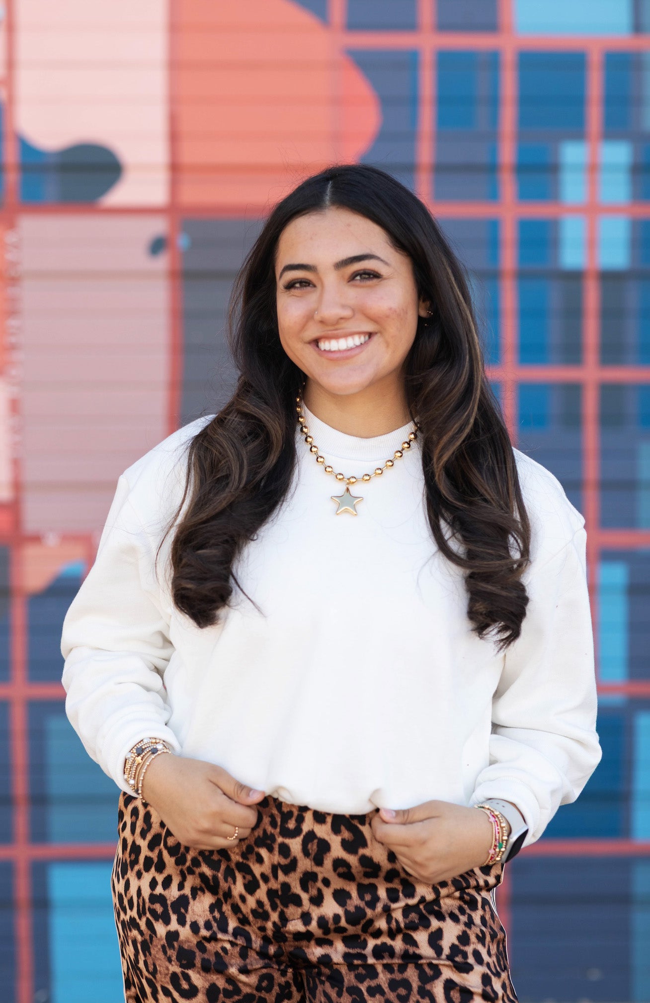 Cozy Bubble Hem Sweatshirt