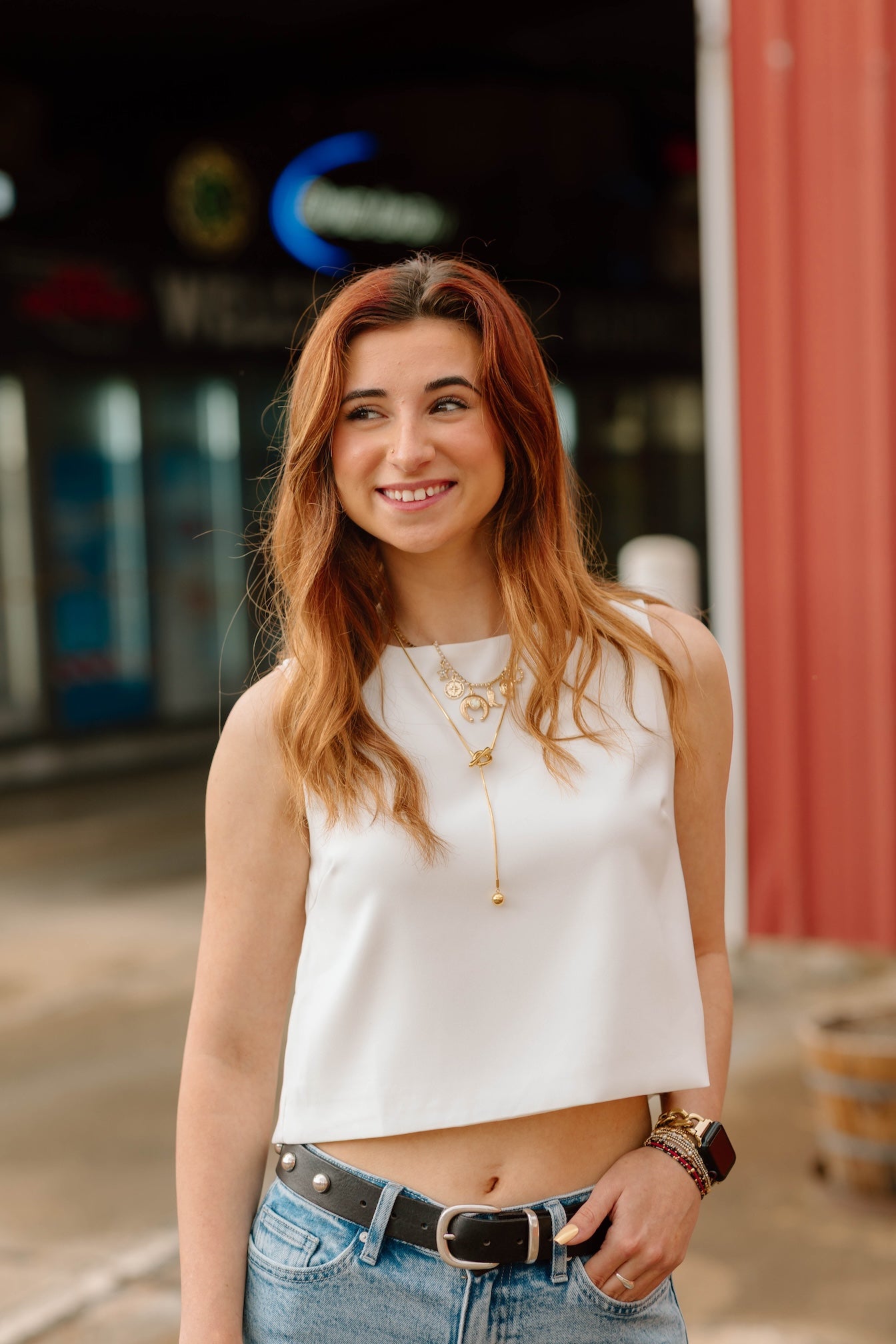 Back Bow Ties Sleeveless Crop Top