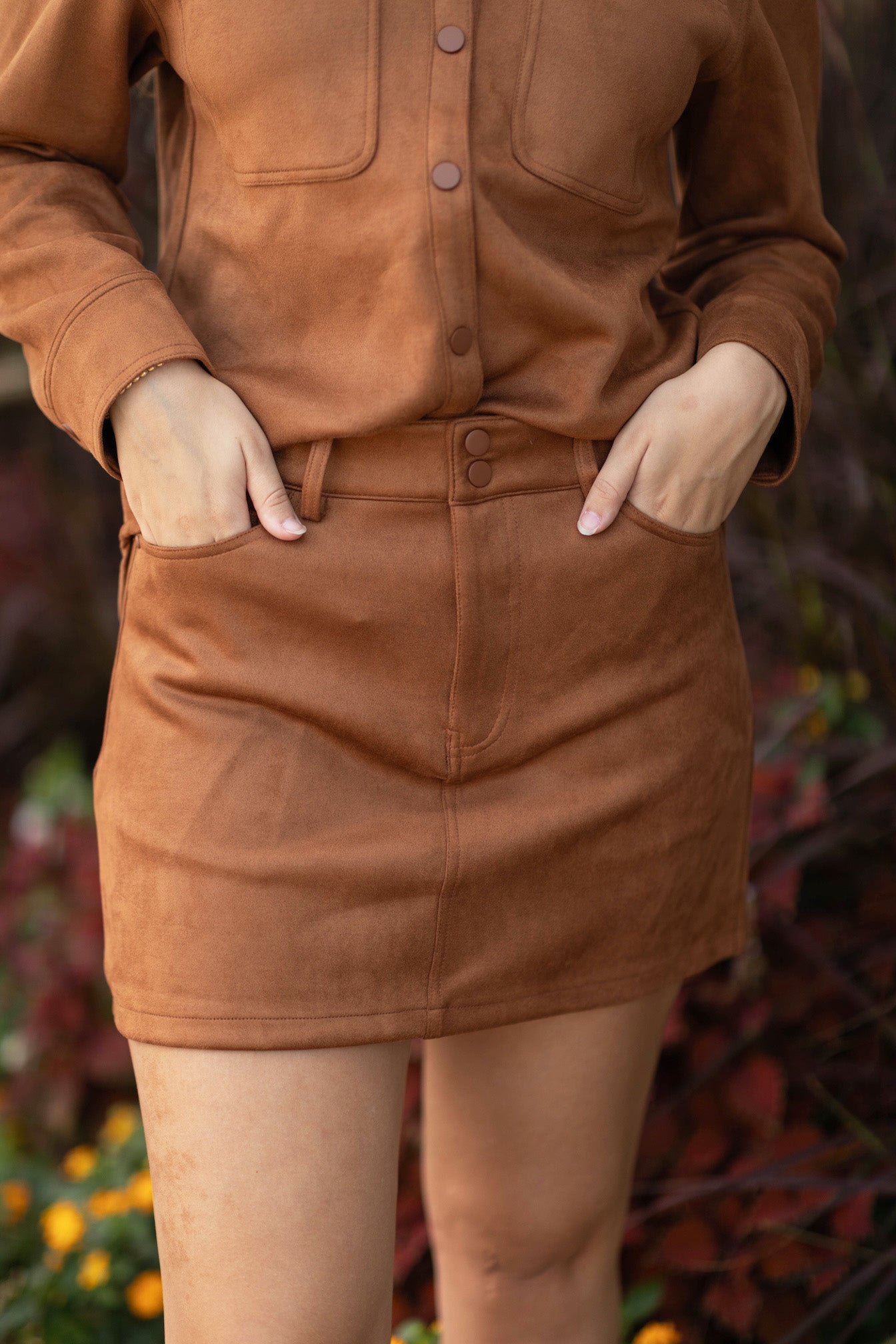 Missy Zip Up Mini Skirt