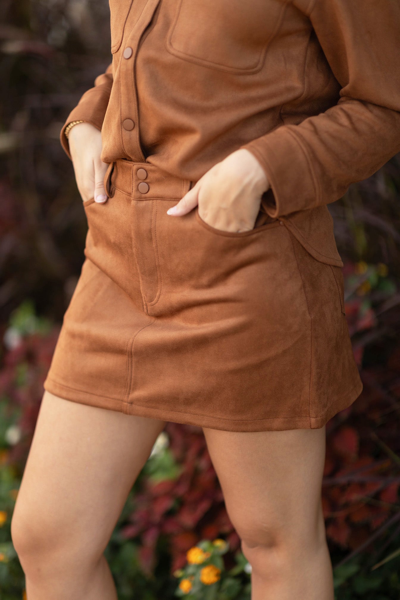 Missy Zip Up Mini Skirt