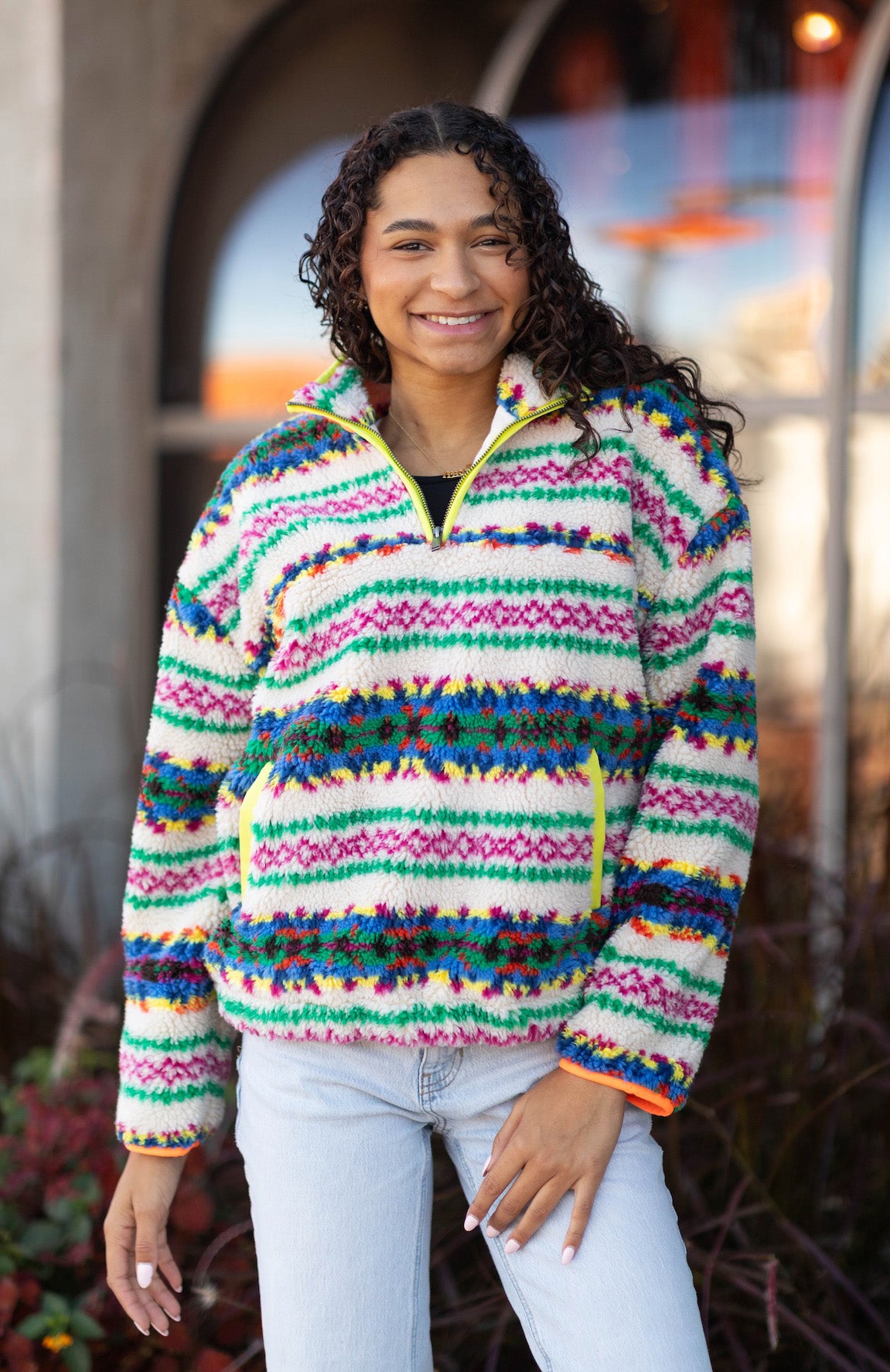 Alta Sherpa 1/2 Snap Front Pullover