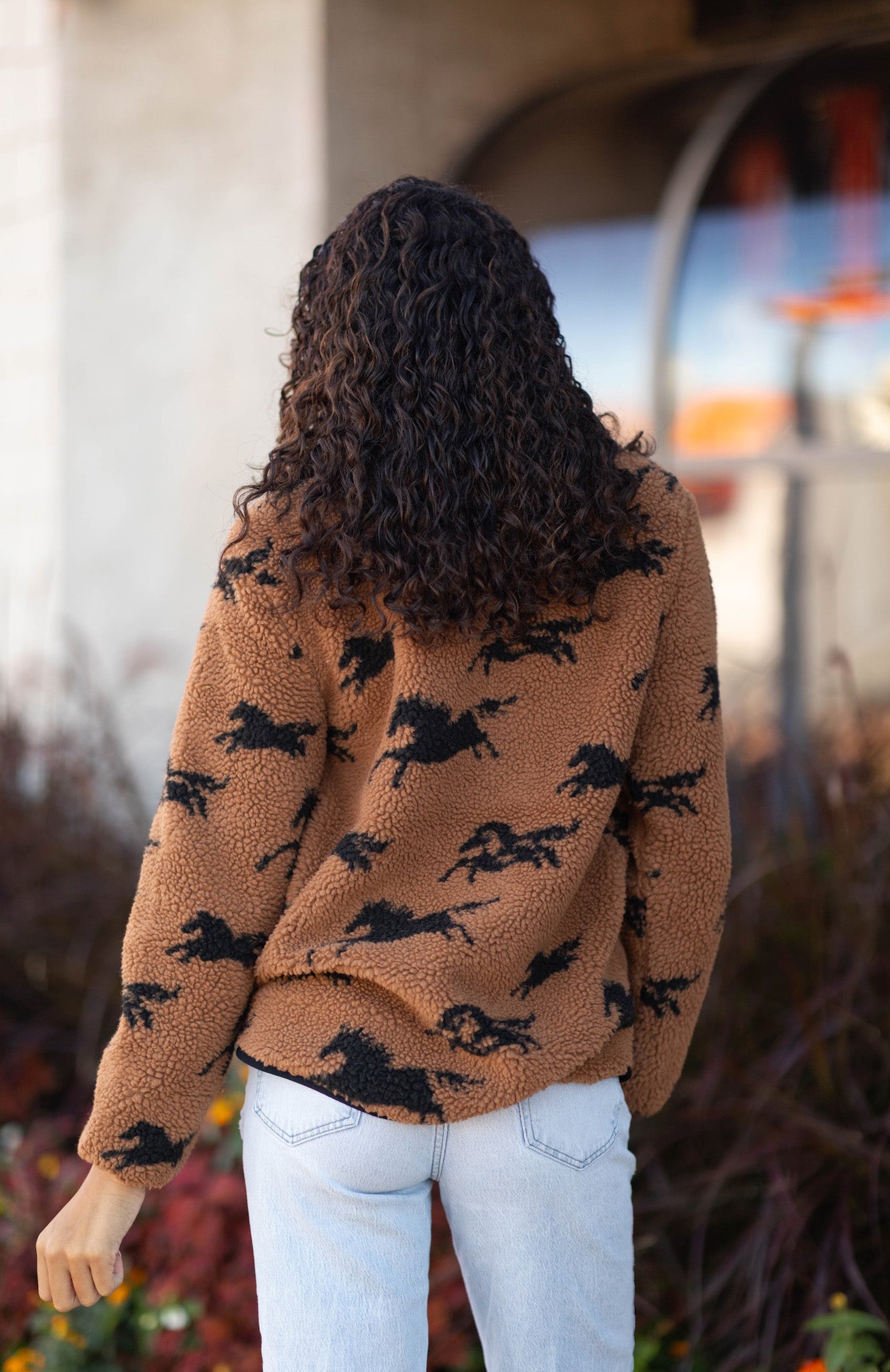 Joline Sherpa Zip Front Jacket