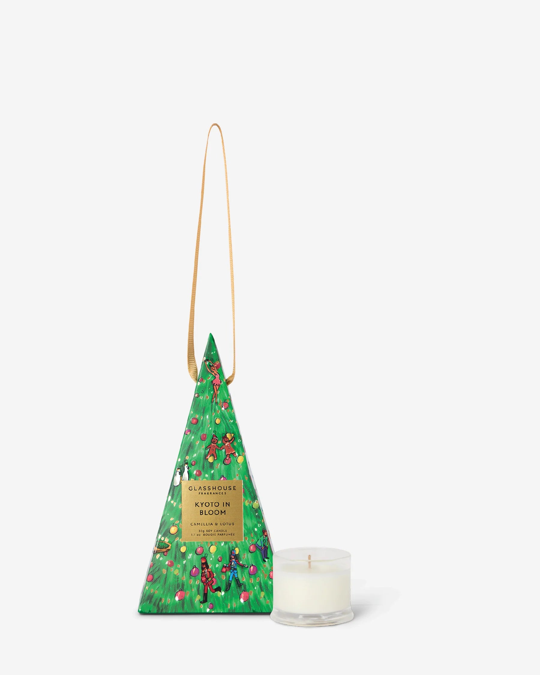 1.06 oz. Christmas Bauble Candle - Kyoto In Bloom