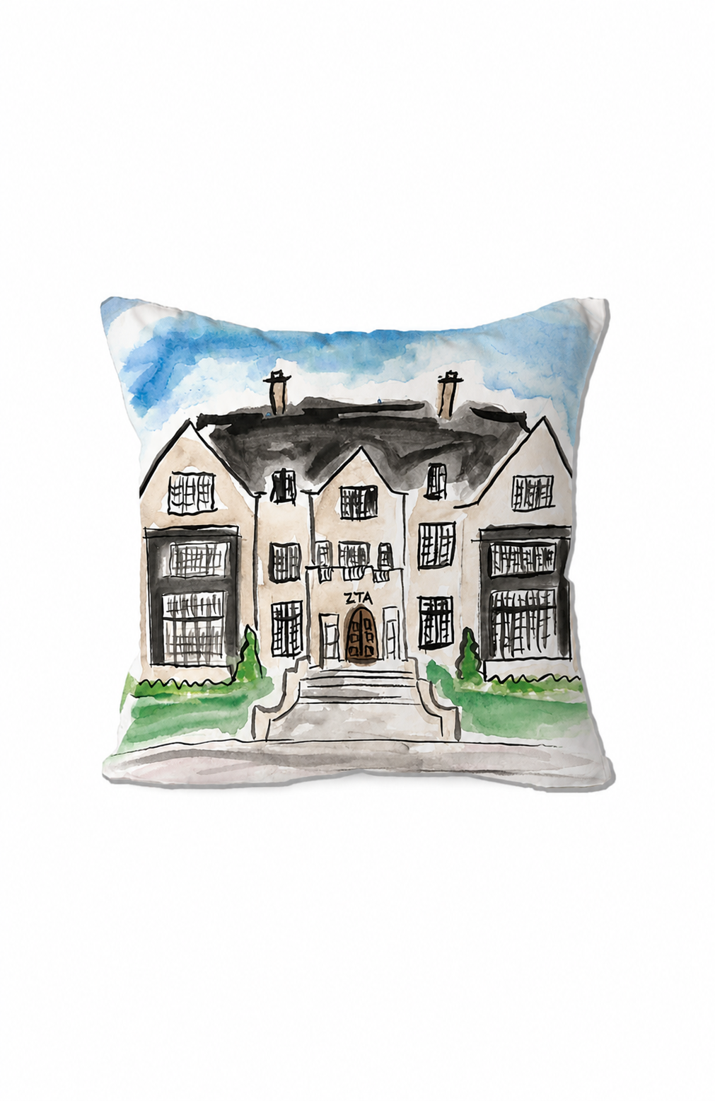Zeta Tau Alpha House Pillow