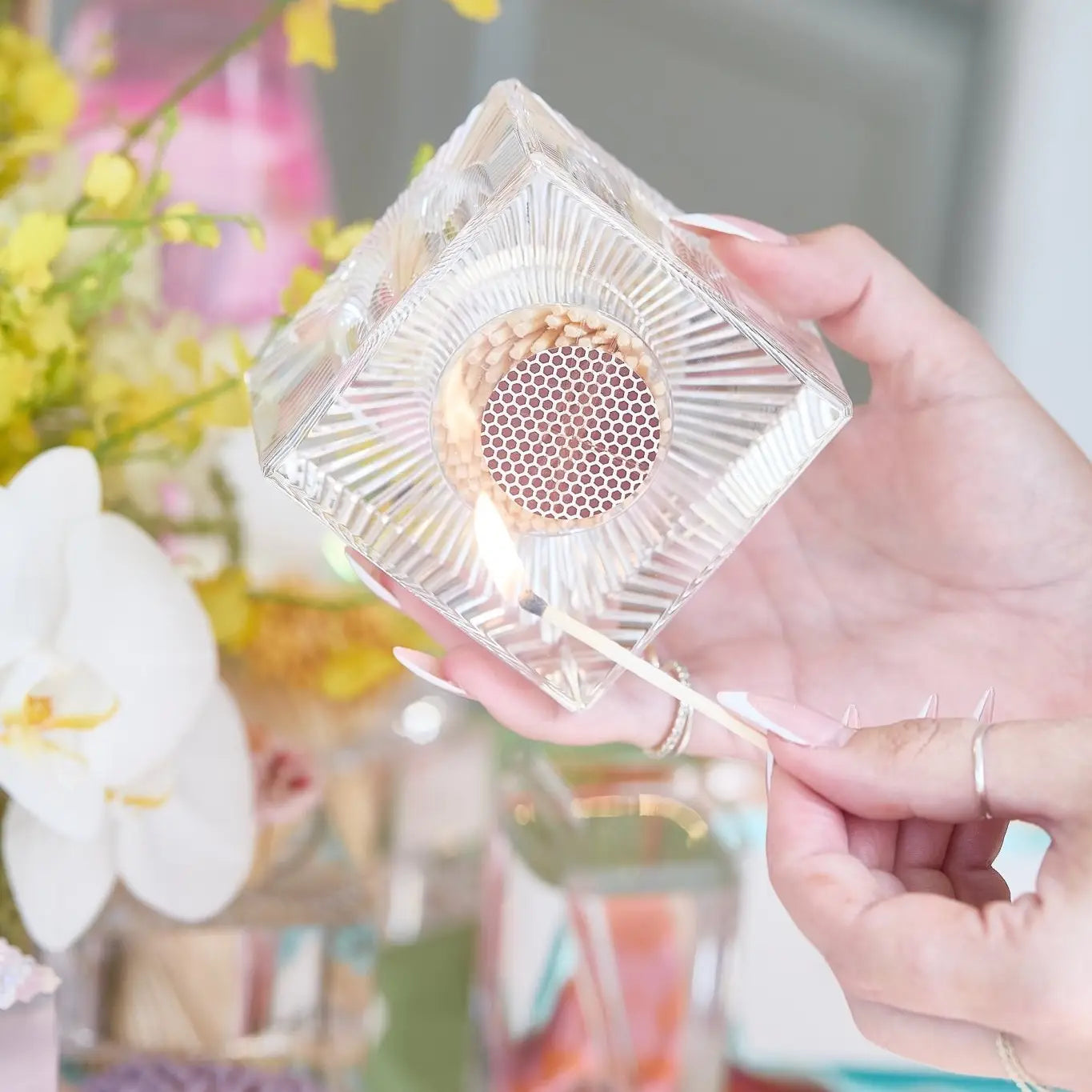 Square Match Striker | Hot Pink Matches