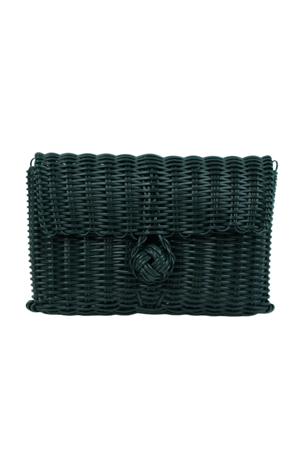 Clutch, Solid in Evergreen