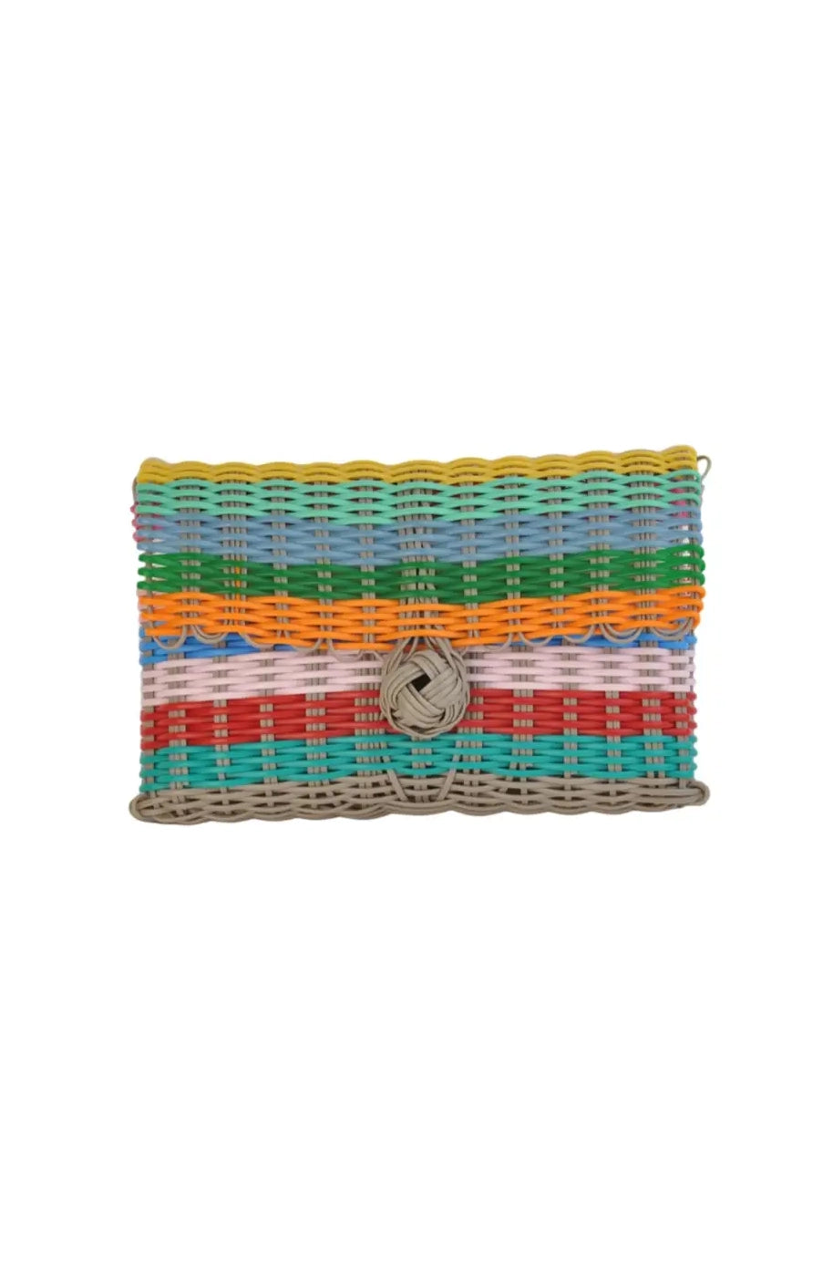 Clutch, Multi-Stripe Bright