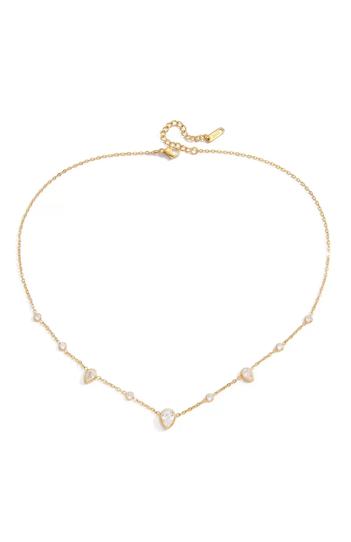 Pear Scattered Necklace Waterproof