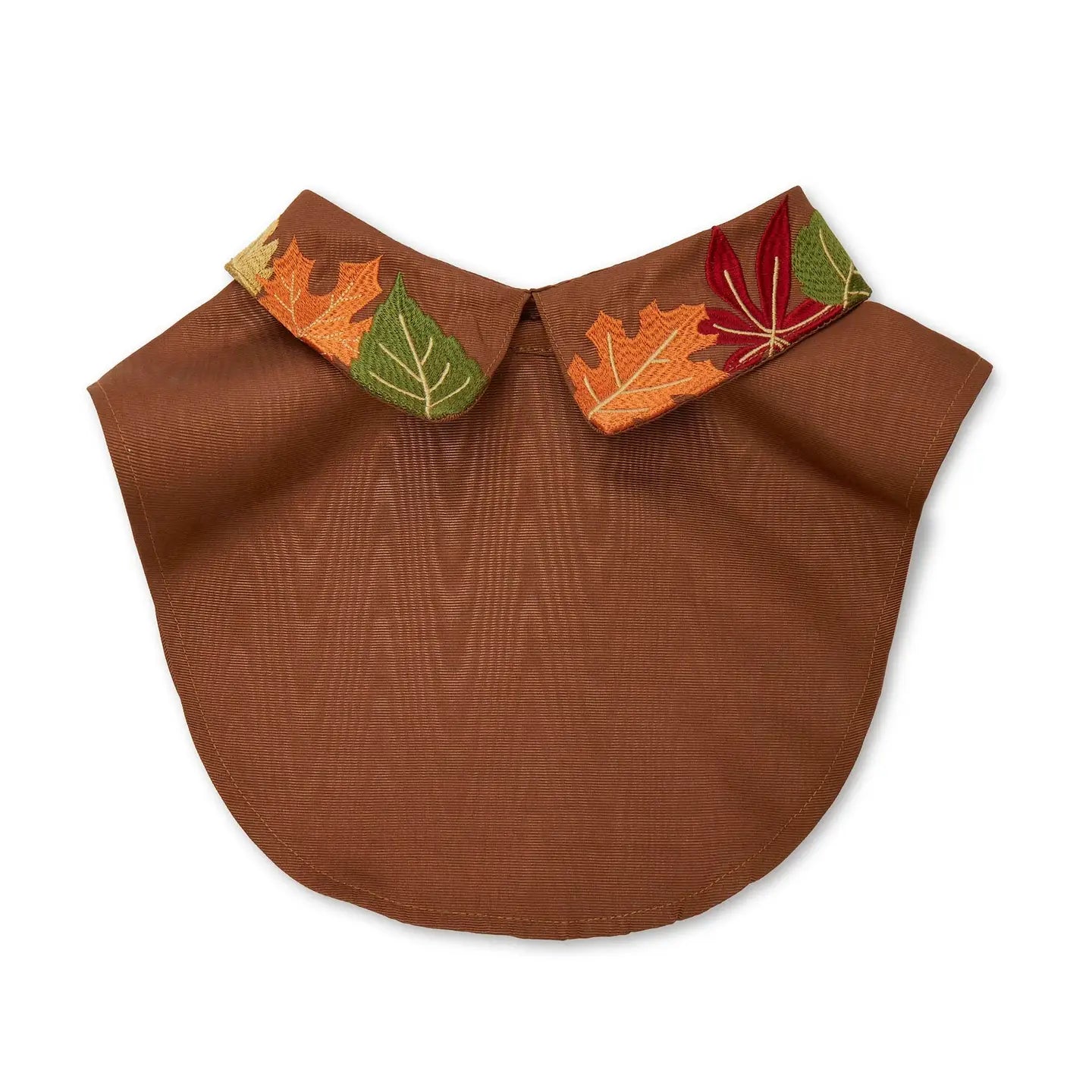 Fall Foliage Falling Leaves Embroidered Collar