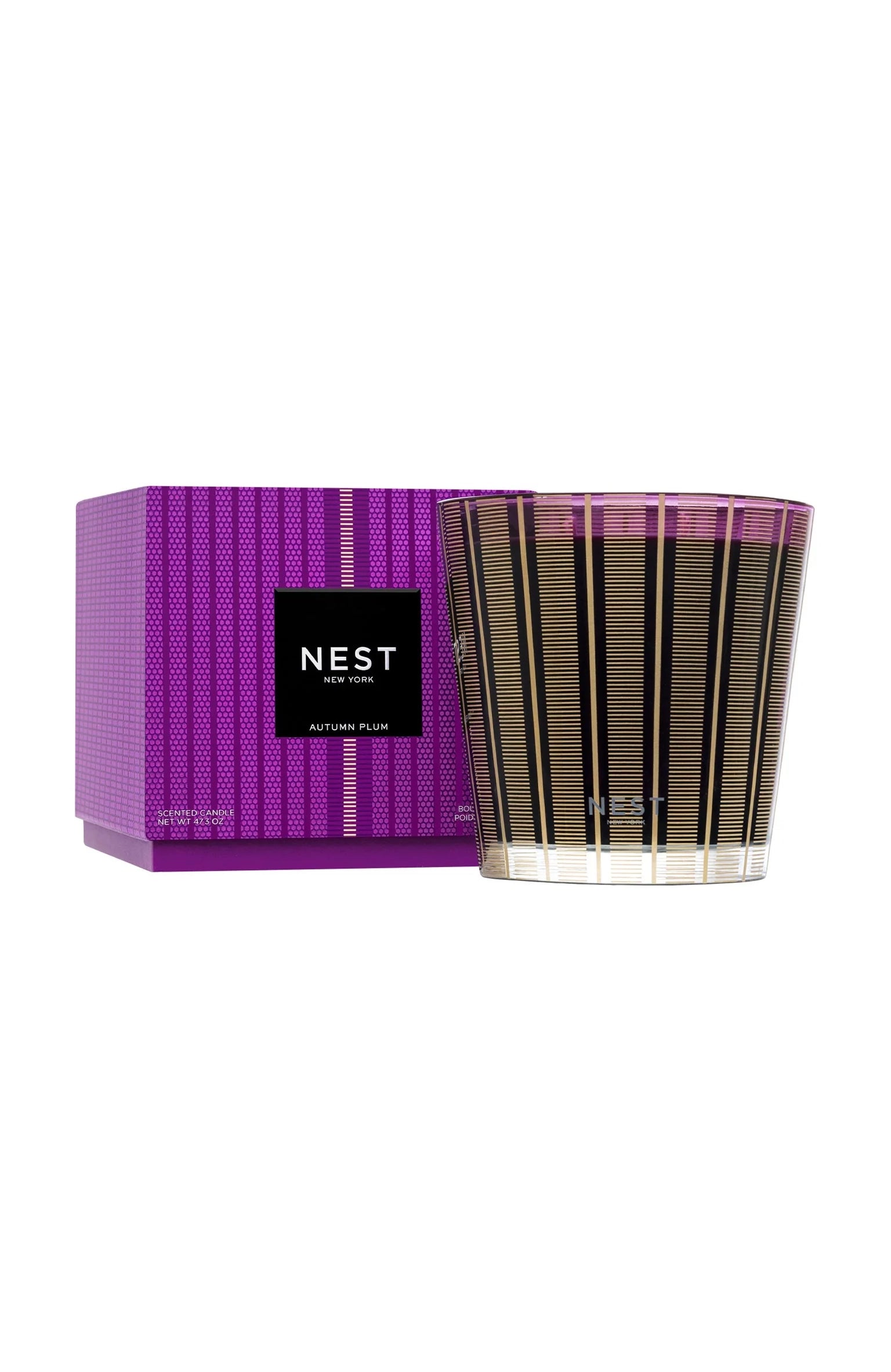 Luxury 4 Wick Candle Autumn Plum