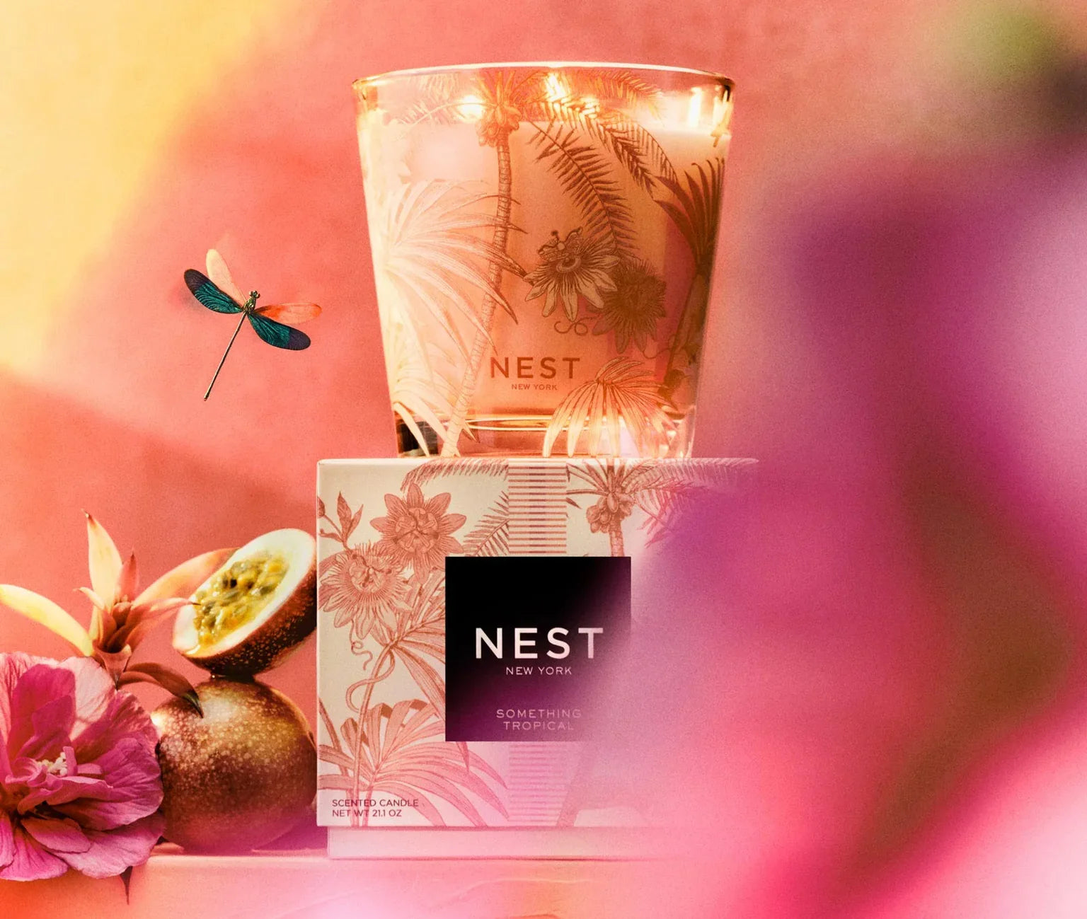 Specialty 3-Wick Candle Something Tropical