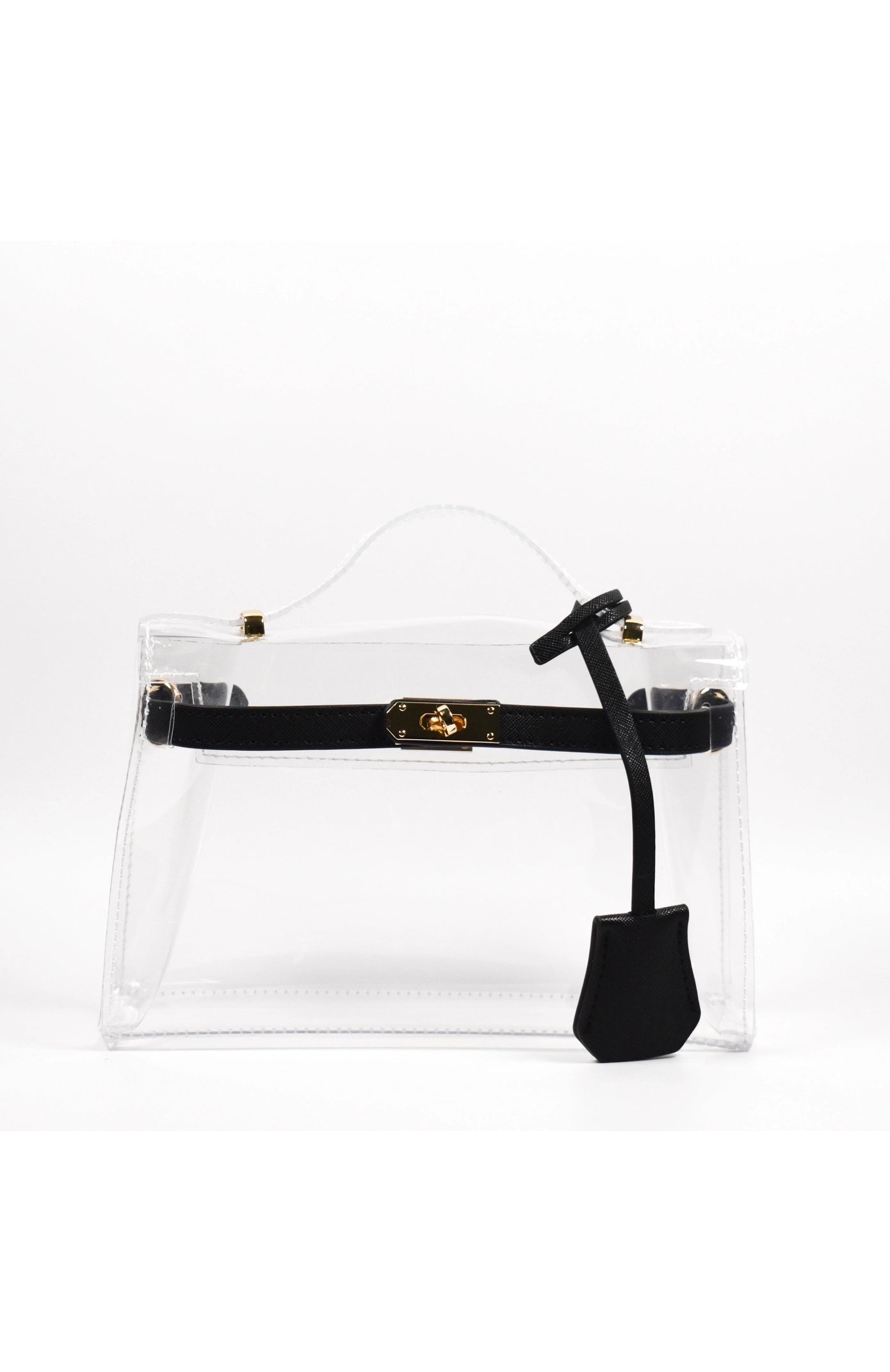 The Mini Andrea Clear Top Handle Bag