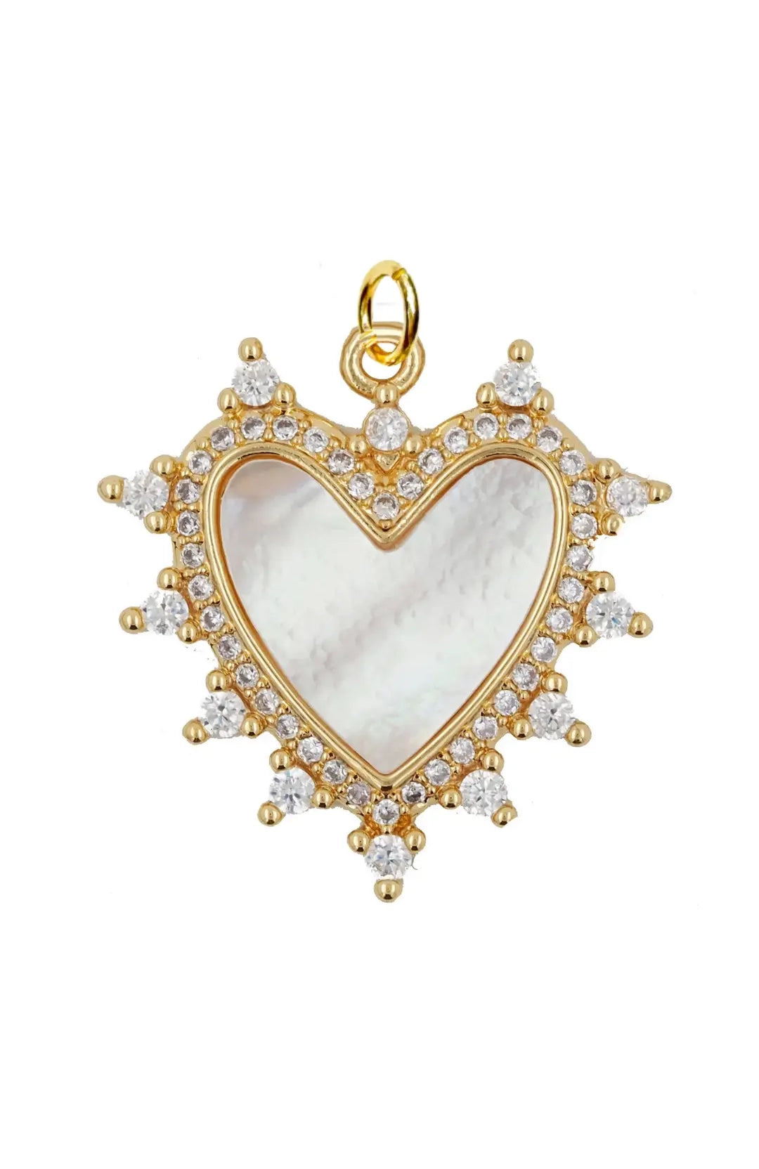 Heart Mother of Pearl Charm