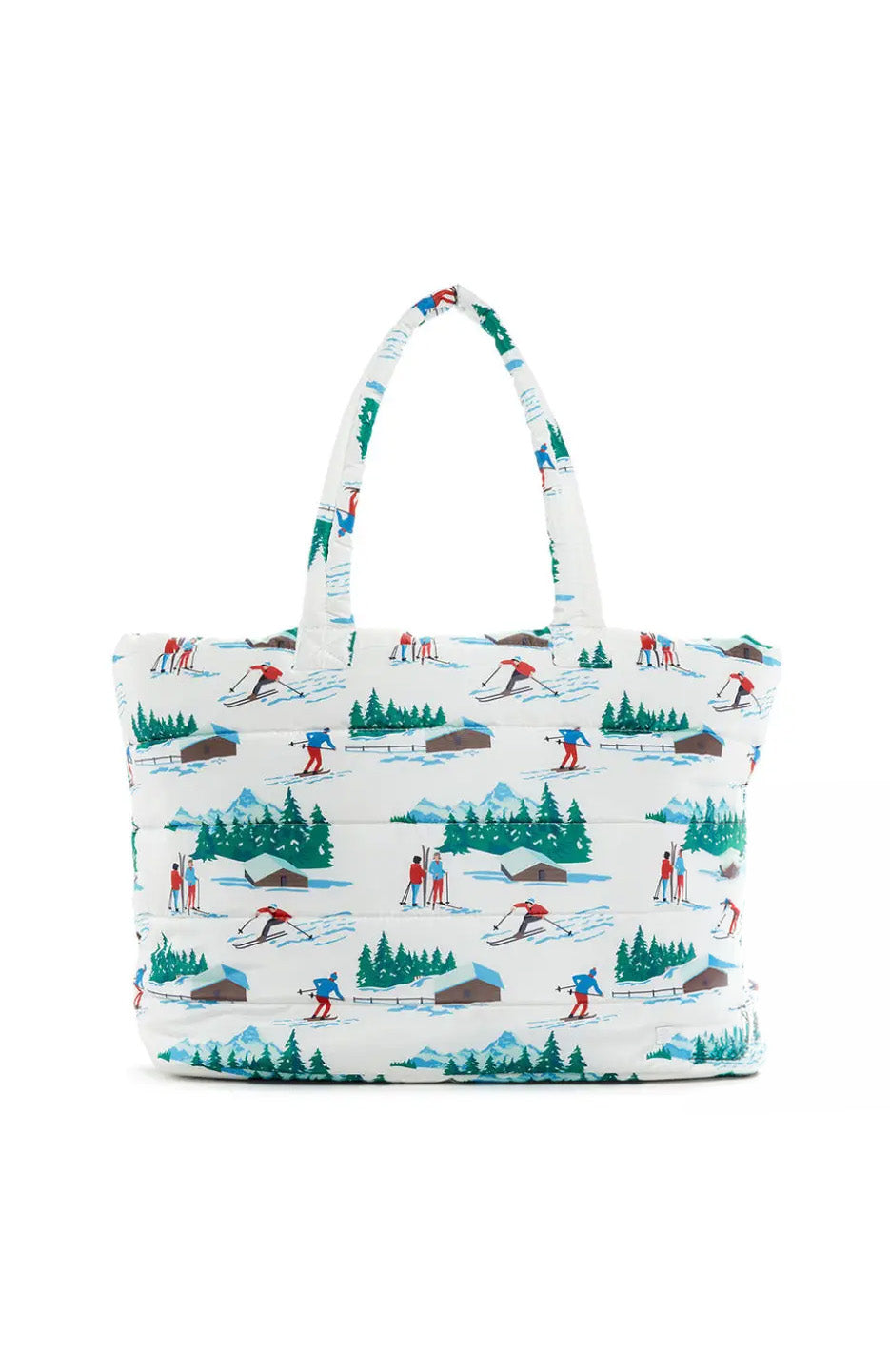 Luxe Ski Puffer Tote Bag - Hit the Slopes