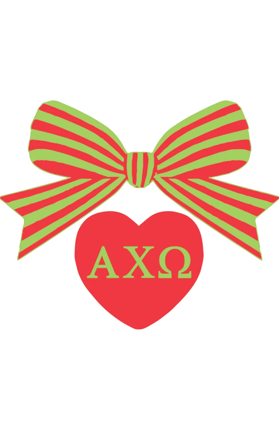 Alpha Chi Omega Bow-Dacious Decal