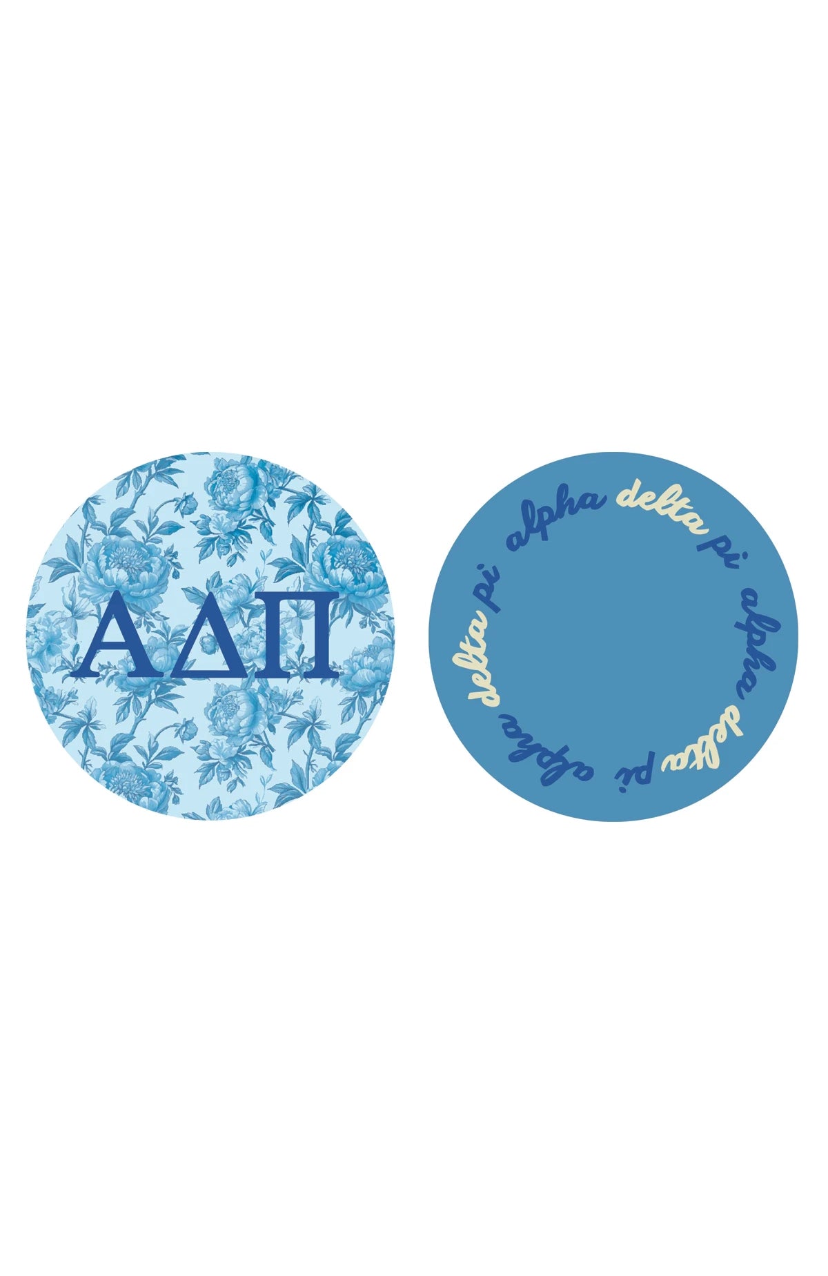 Alpha Delta Pi Reversible Acrylic Coaster