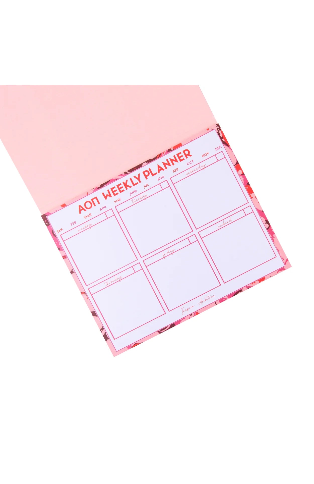Sorority Desk Planner - Alpha Omicron Pi