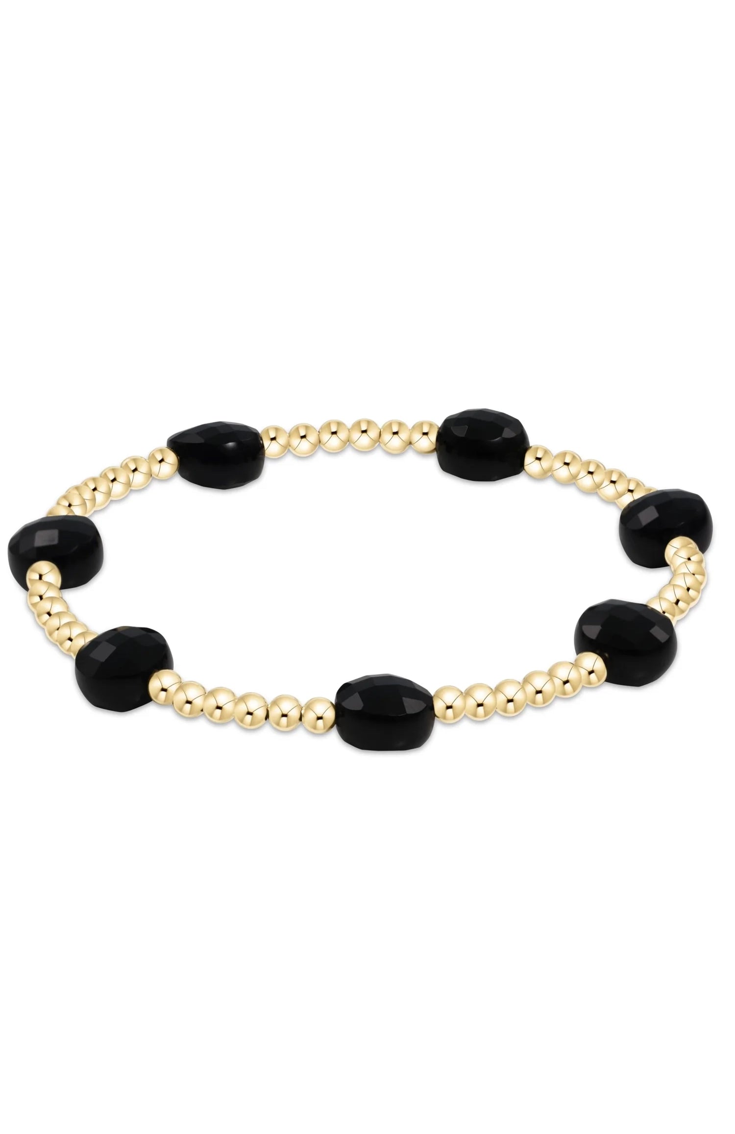 enewton Extends - Admire Gold 3mm Bead Bracelet - Onyx