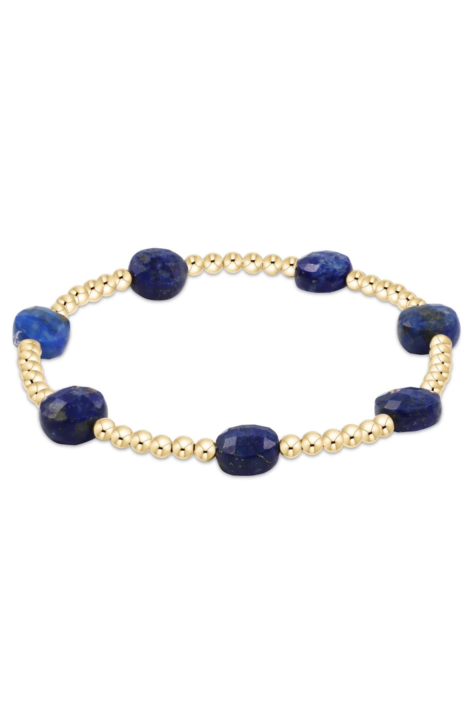 enewton Extends - Admire Gold 3mm Bead Bracelet - Lapis