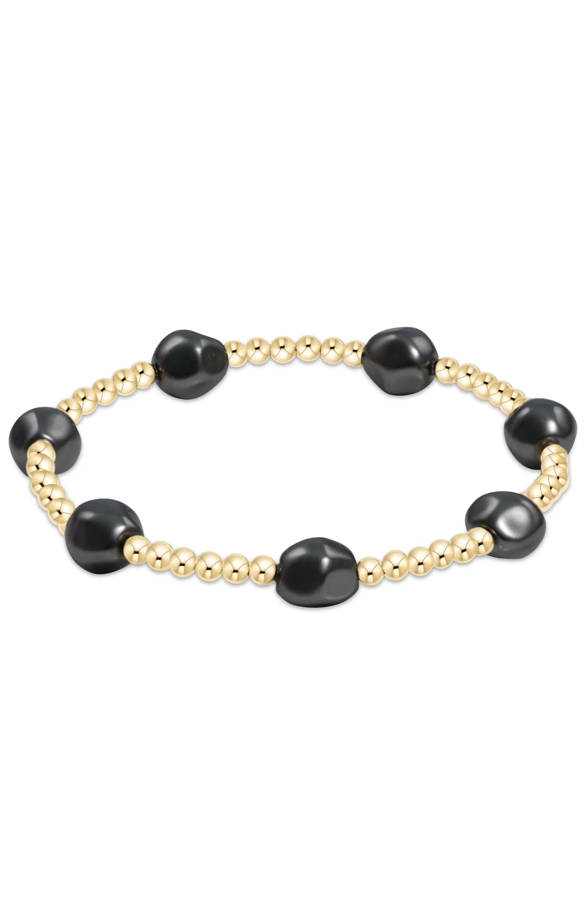 Admire Small Gold 3mm Pearl Bracelet